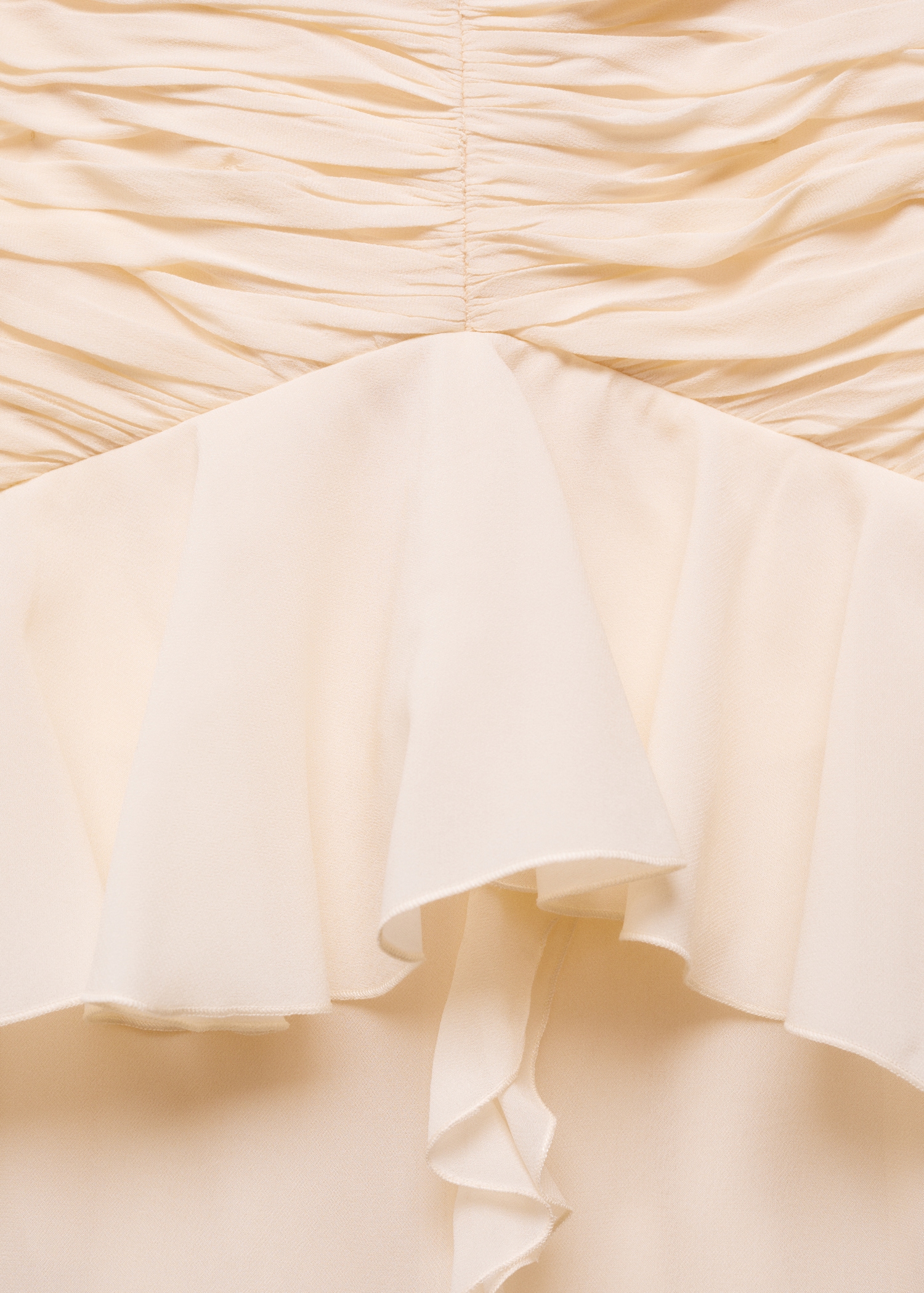 Vestido drapeado escote corazón - Detalle del artículo 8