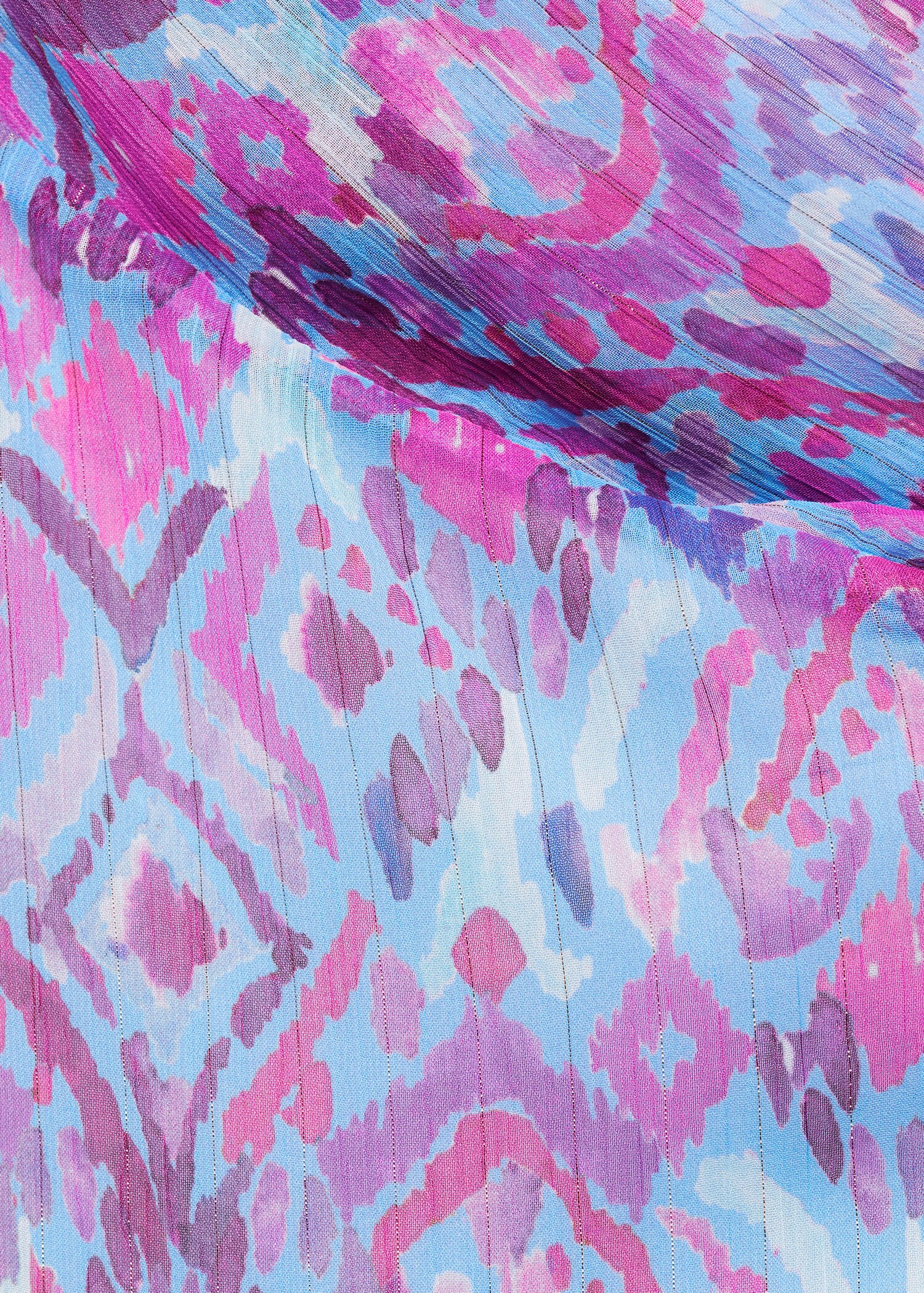 Printed asymmetrical dress - Details of the article 8