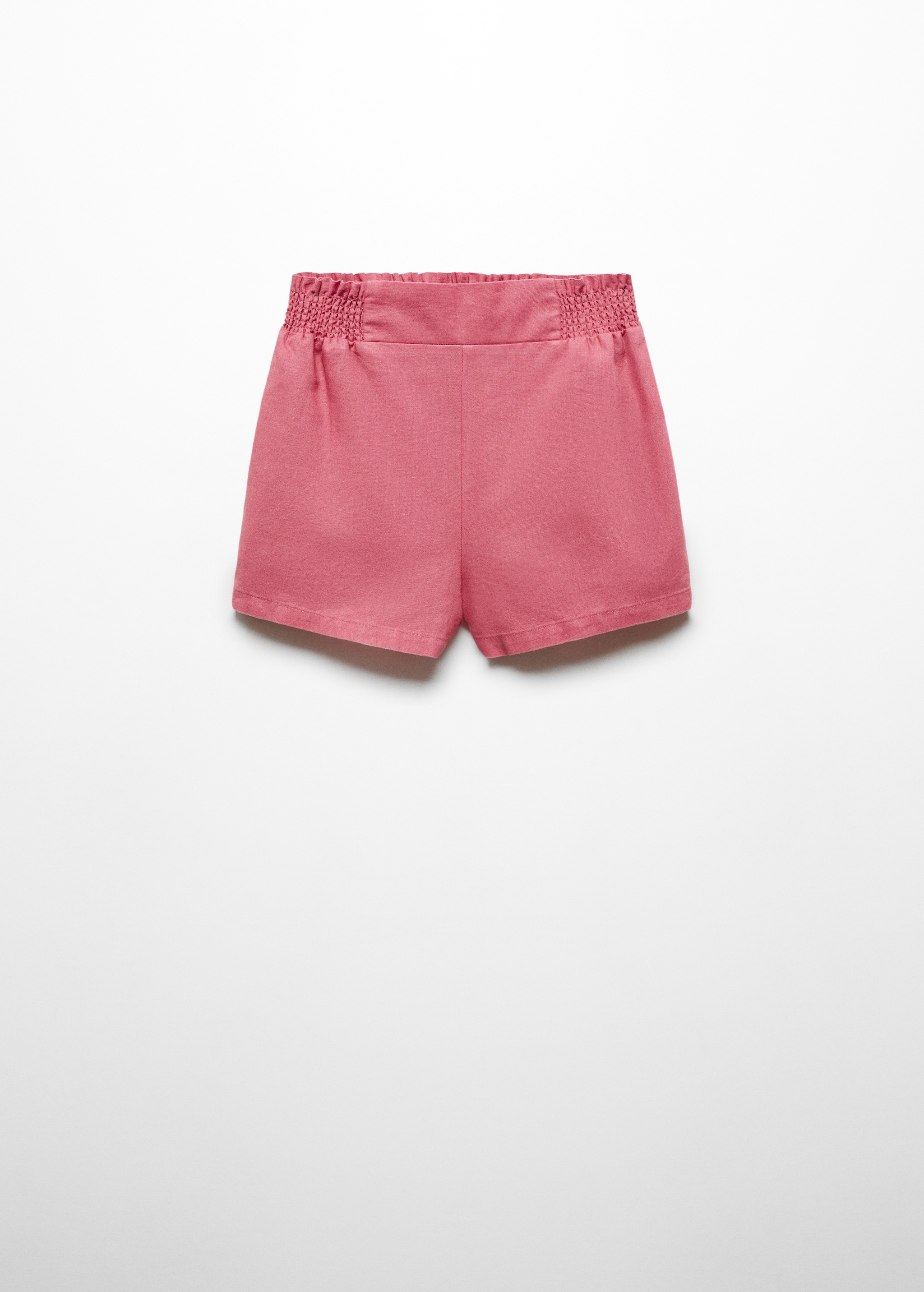 Linen shorts with drawstring waist - Article without model