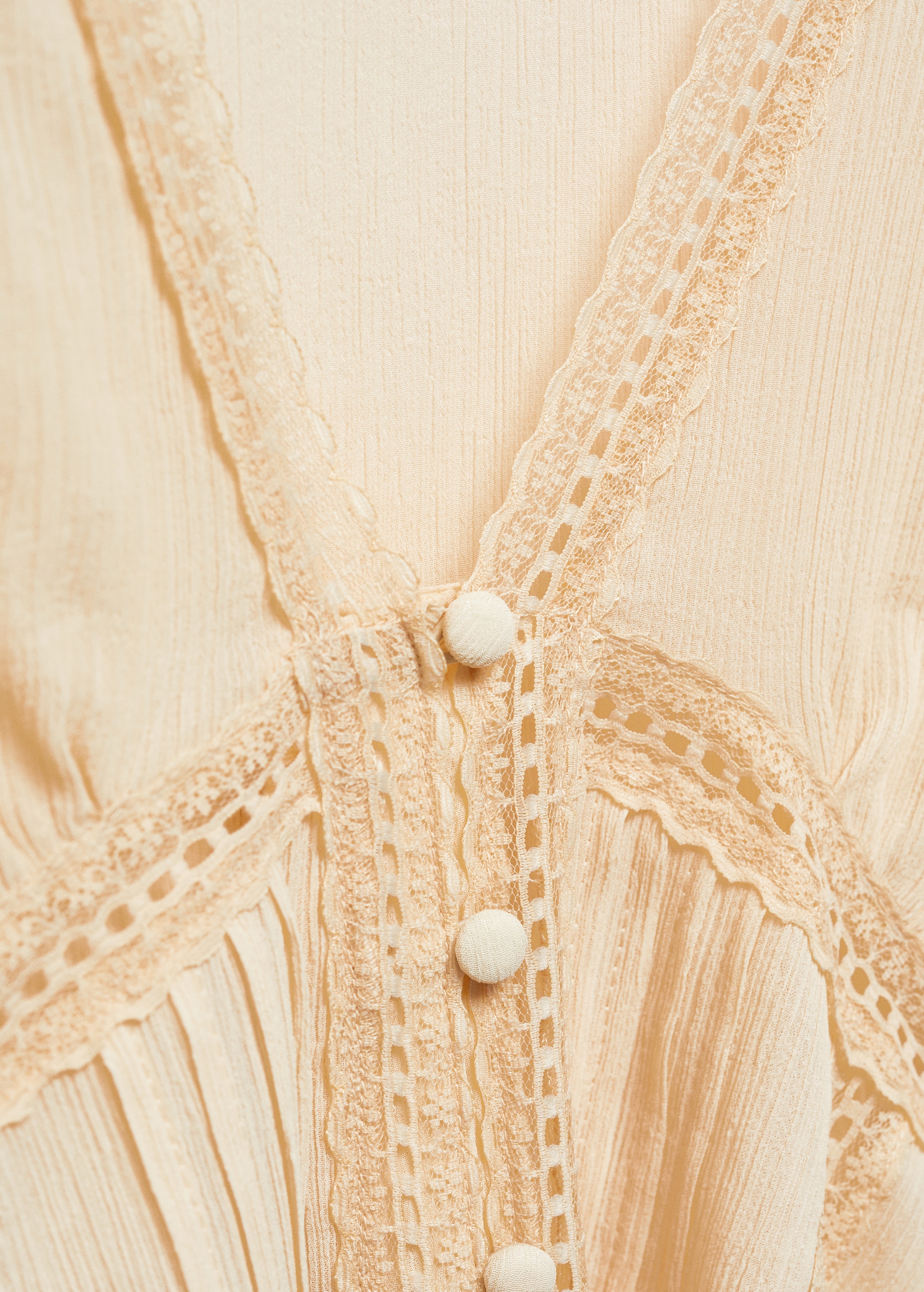 Embroidered flowy blouse - Details of the article 8