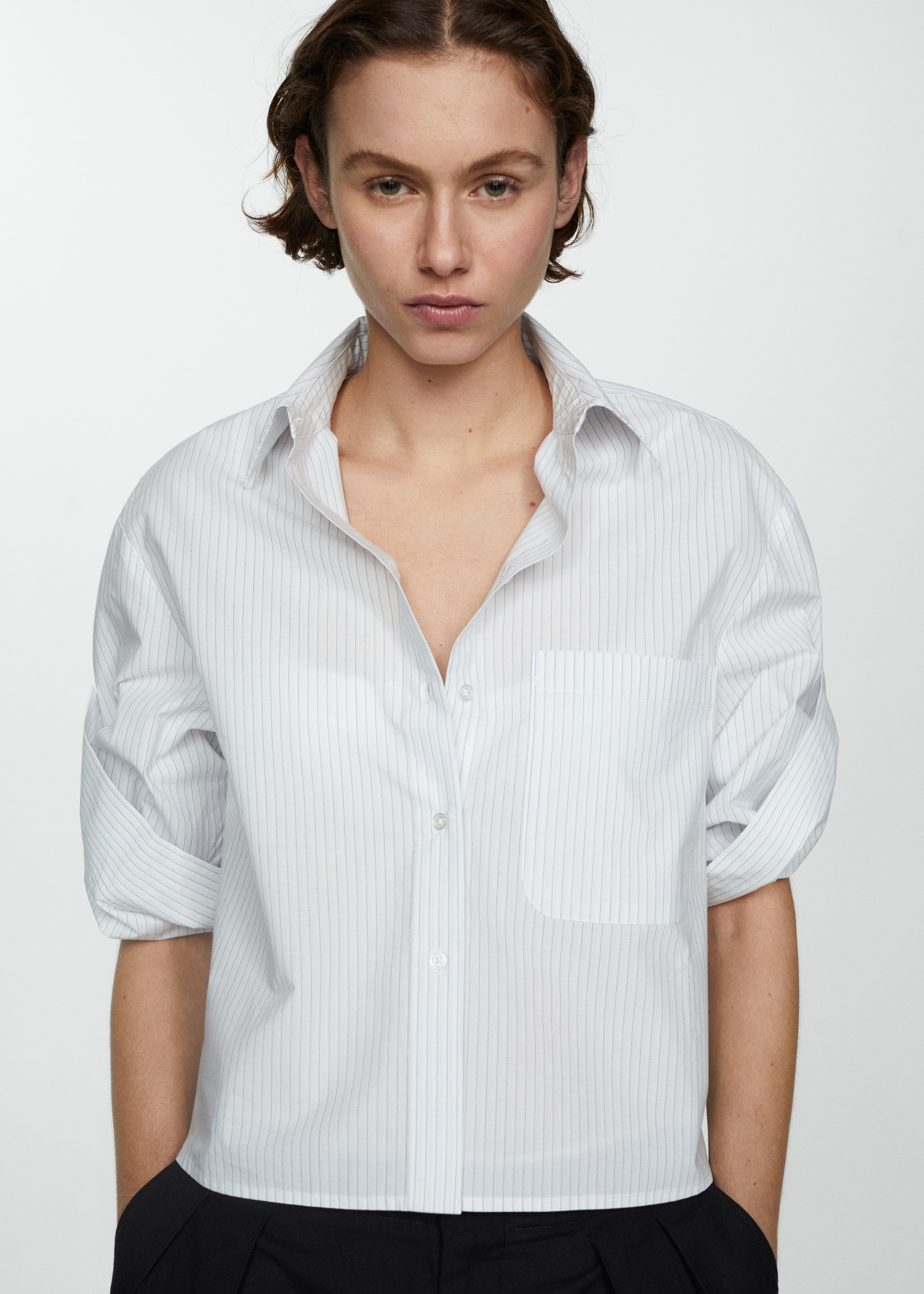100% cotton striped shirt - Medium plane