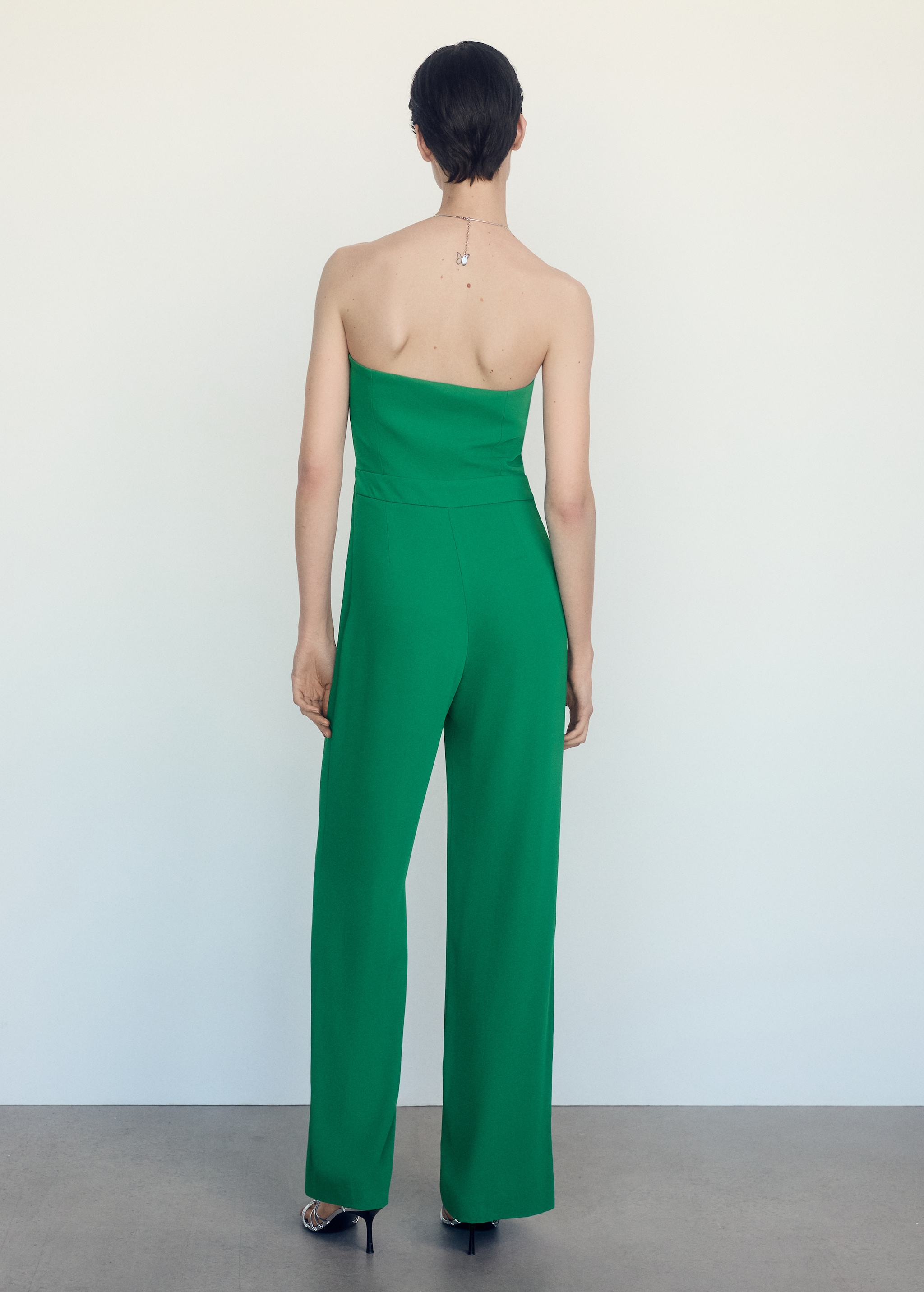 Long strapless jumpsuit - Reverse of the article