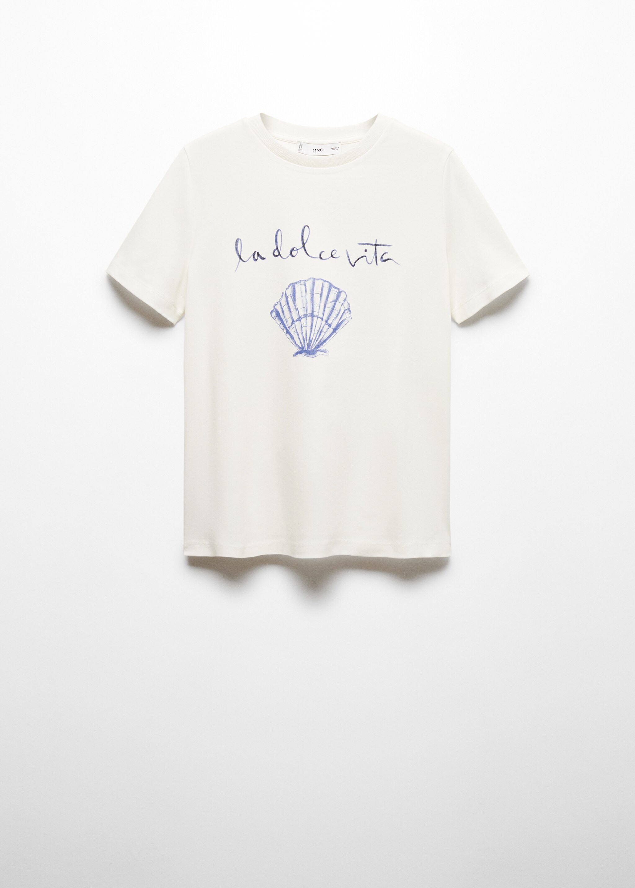 Camiseta 100% algodón mensaje estampado - Artículo sin modelo