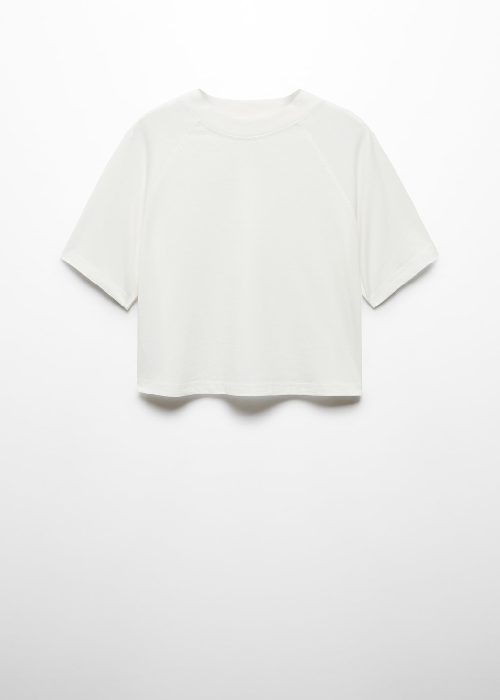 Mango camiseta blanca mujer online