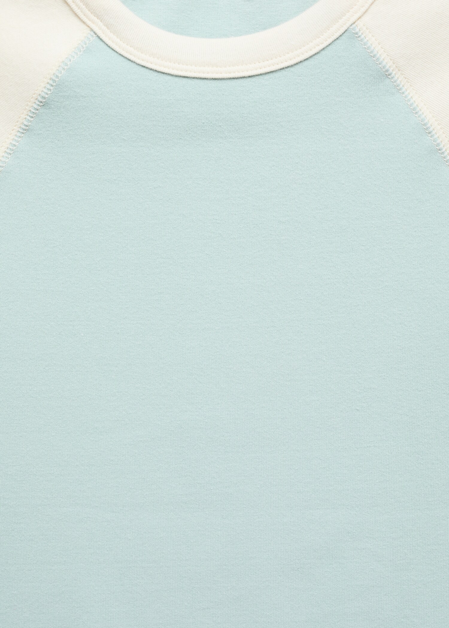 Two-tone cotton t-shirt - Details of the article 8