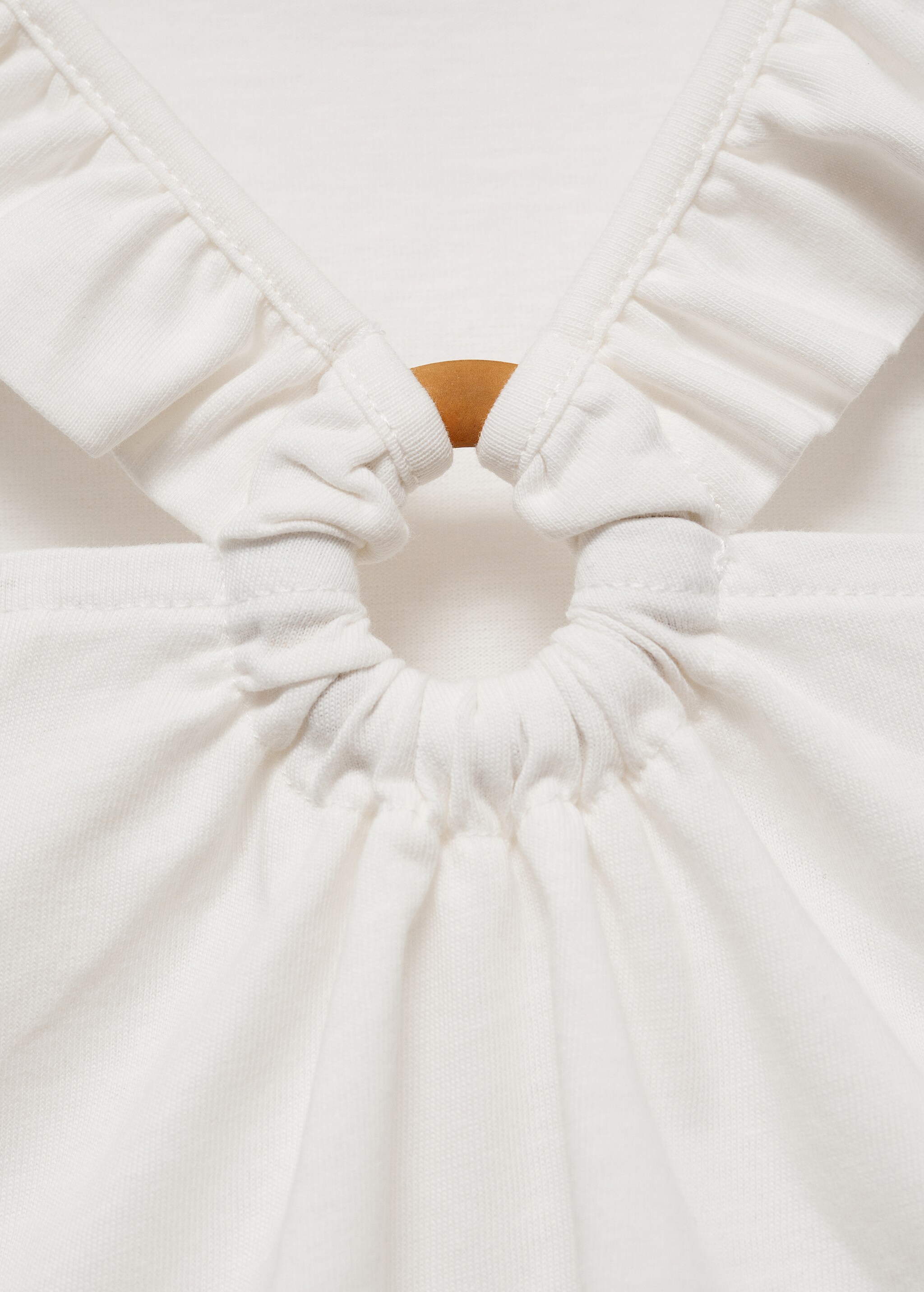 Ruffled strap top - Details of the article 0