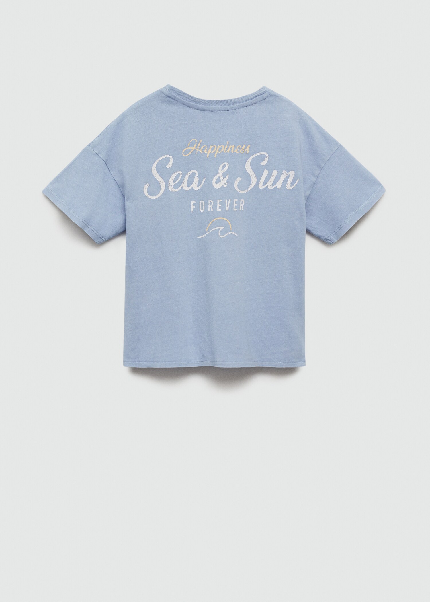 Camiseta mensaje nudo  - Reverso del artículo