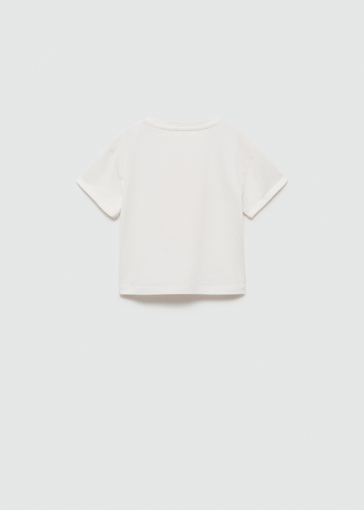 Pineapple embossed cotton t-shirt - Reverse of the article