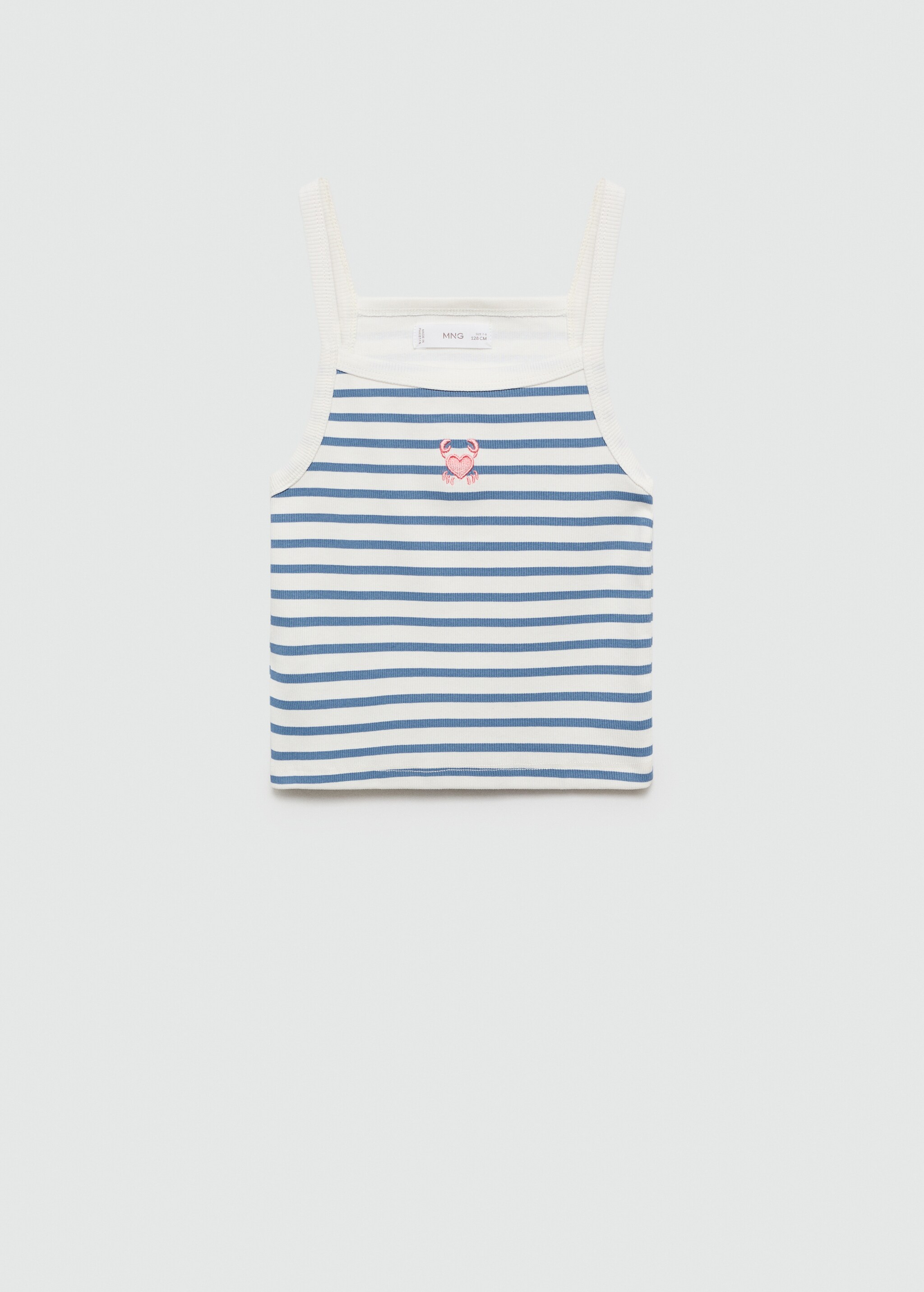 Striped strap T-shirt - Article without model