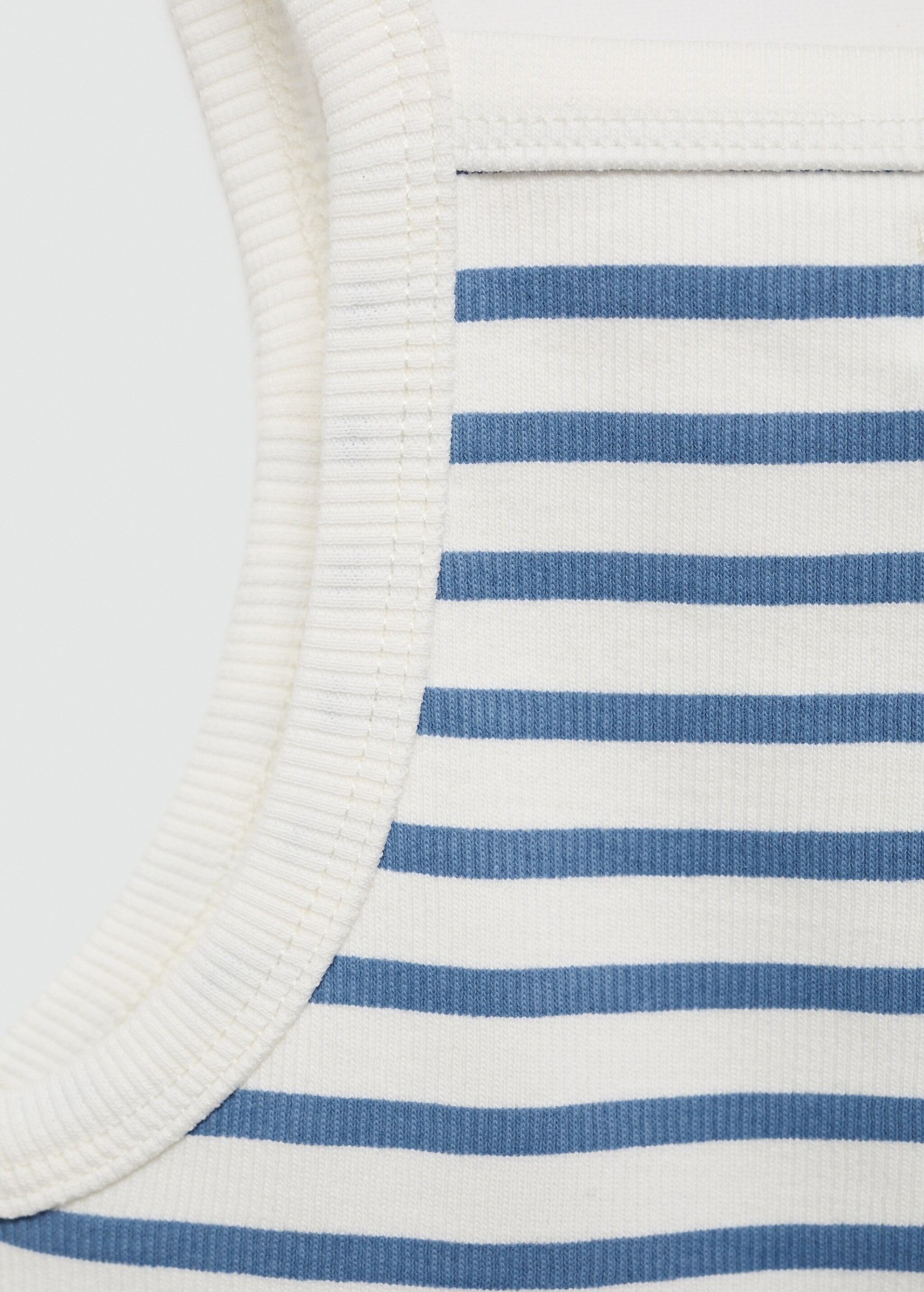 Striped strap T-shirt - Details of the article 0