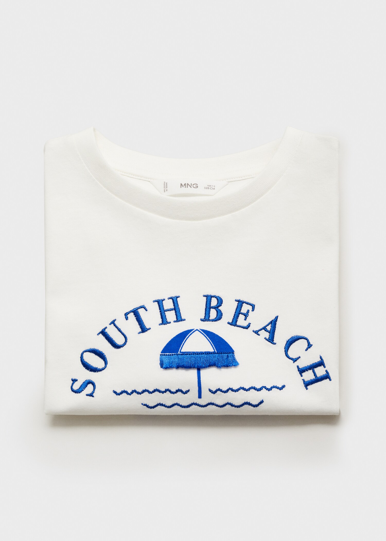 Embroidered message T-shirt - Details of the article 0