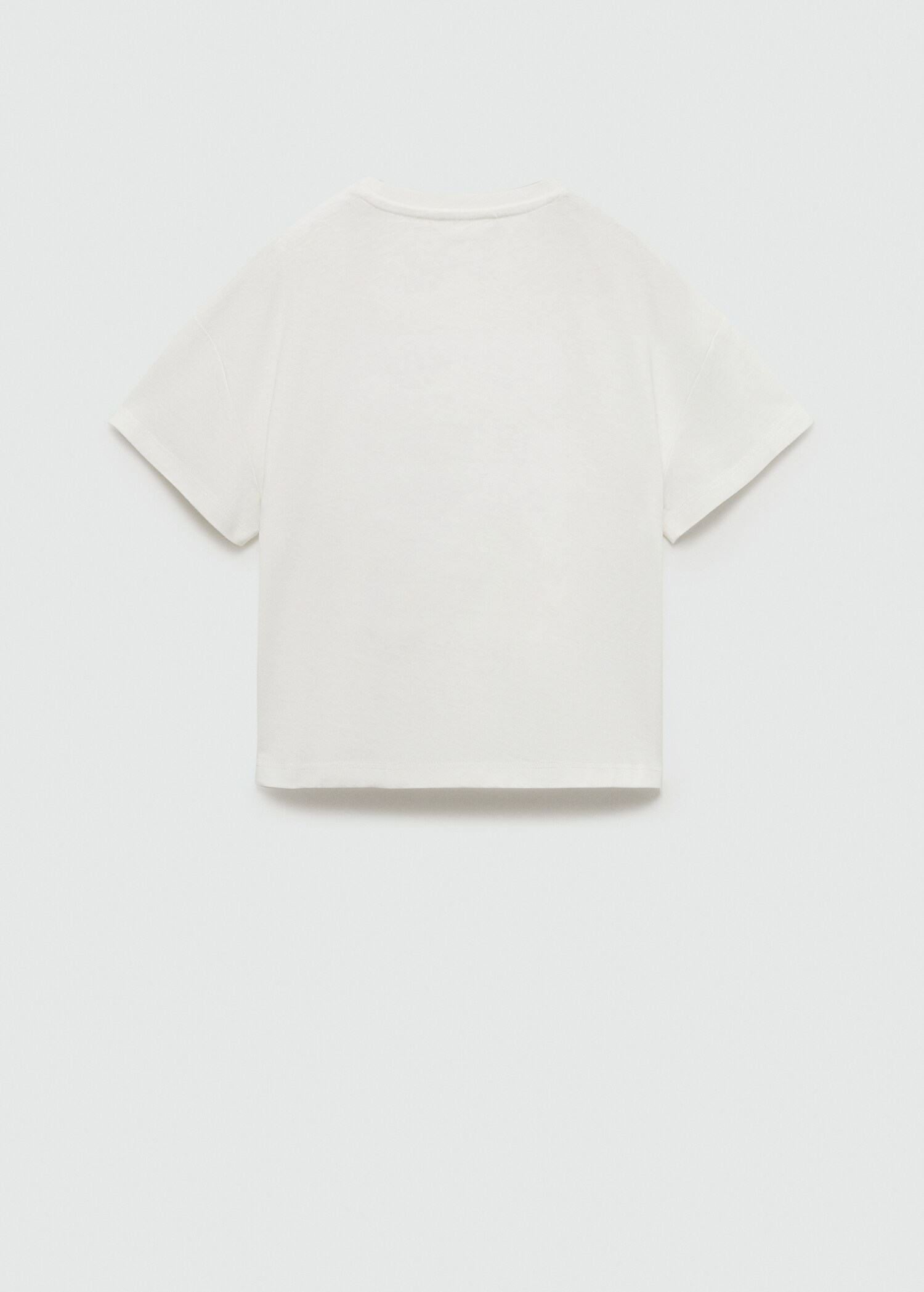 Embroidered detail T-shirt - Reverse of the article