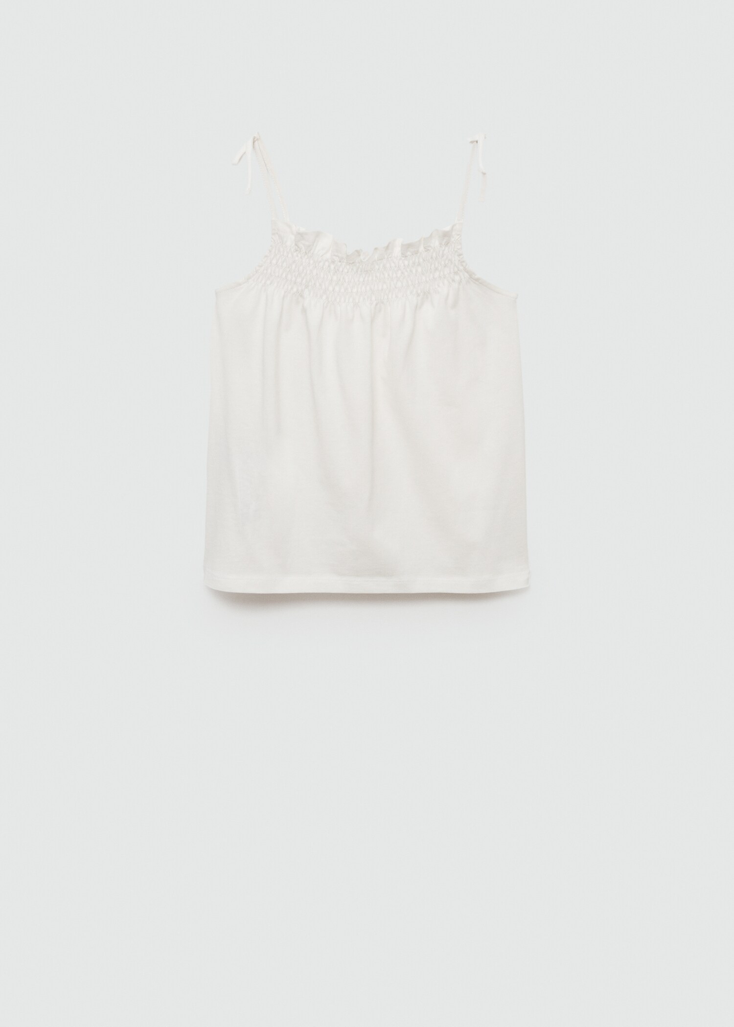 Gathered neck T-shirt - Article without model