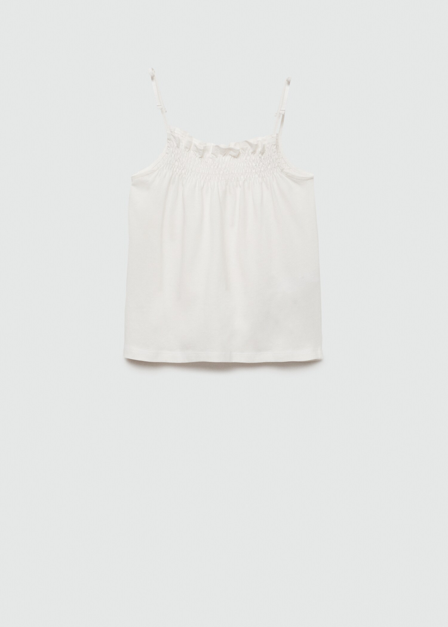 Gathered neck T-shirt - Reverse of the article