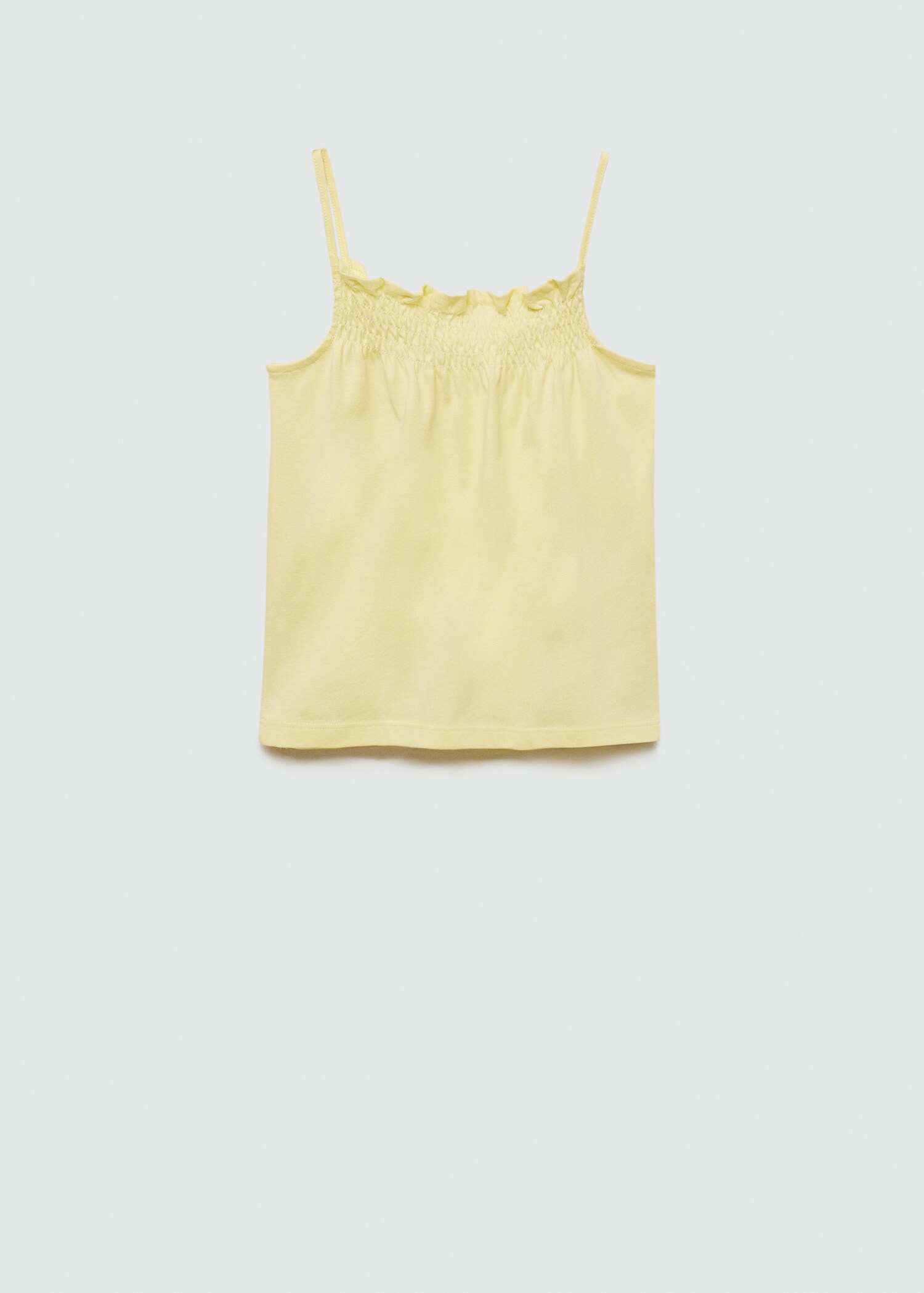 Gathered neck T-shirt - Reverse of the article