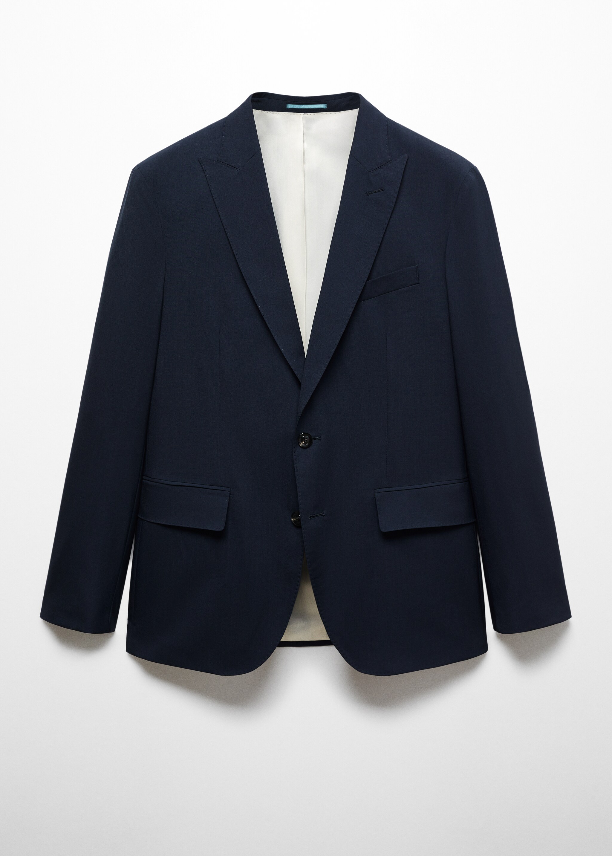 100% virgin wool slim-fit suit blazer  - Article without model