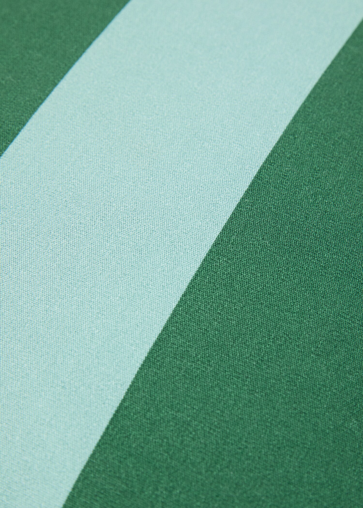 Striped water-repellent cushion cover 50x50cm - Details of the article 3