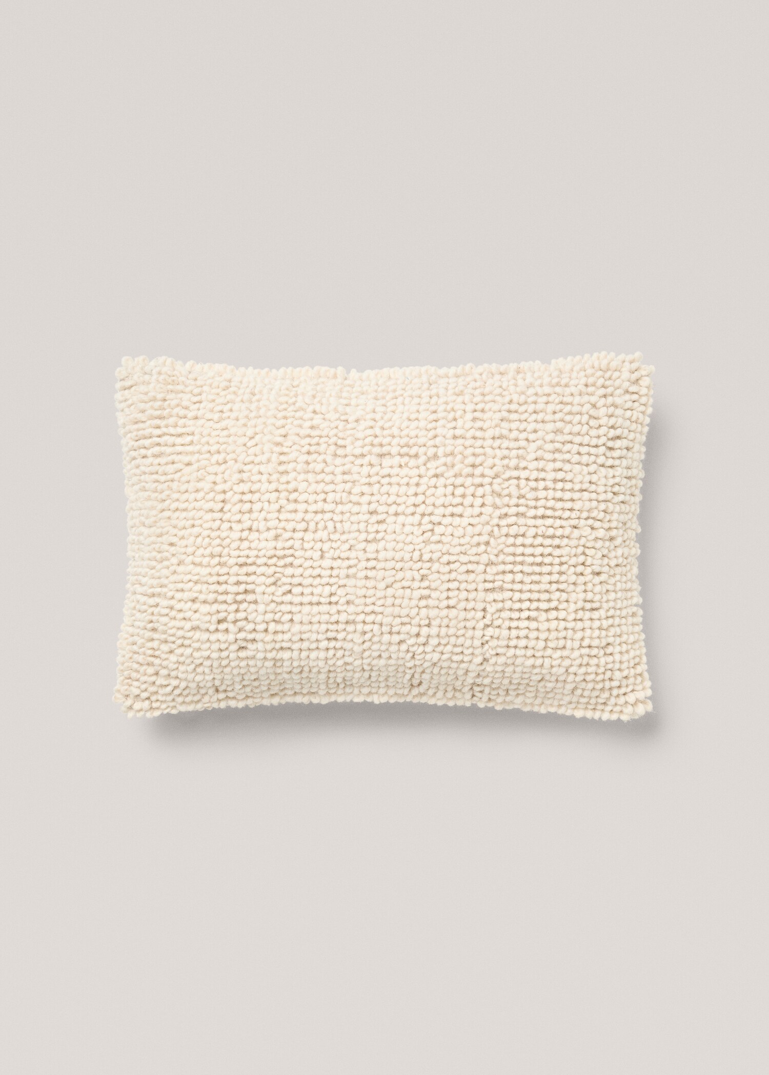 Bouclé wool cushion case 40x60cm - Article without model