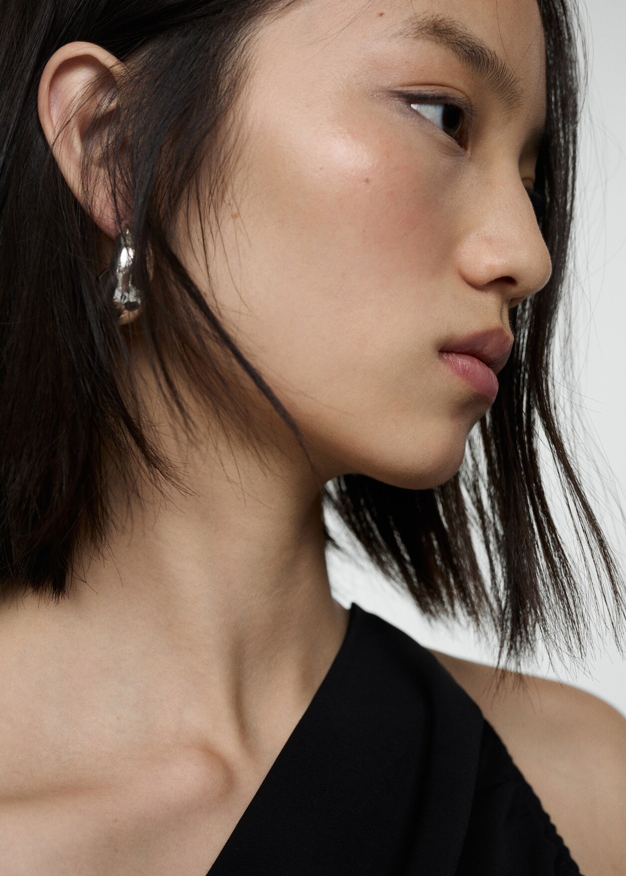 Asymmetric Neckline Dress