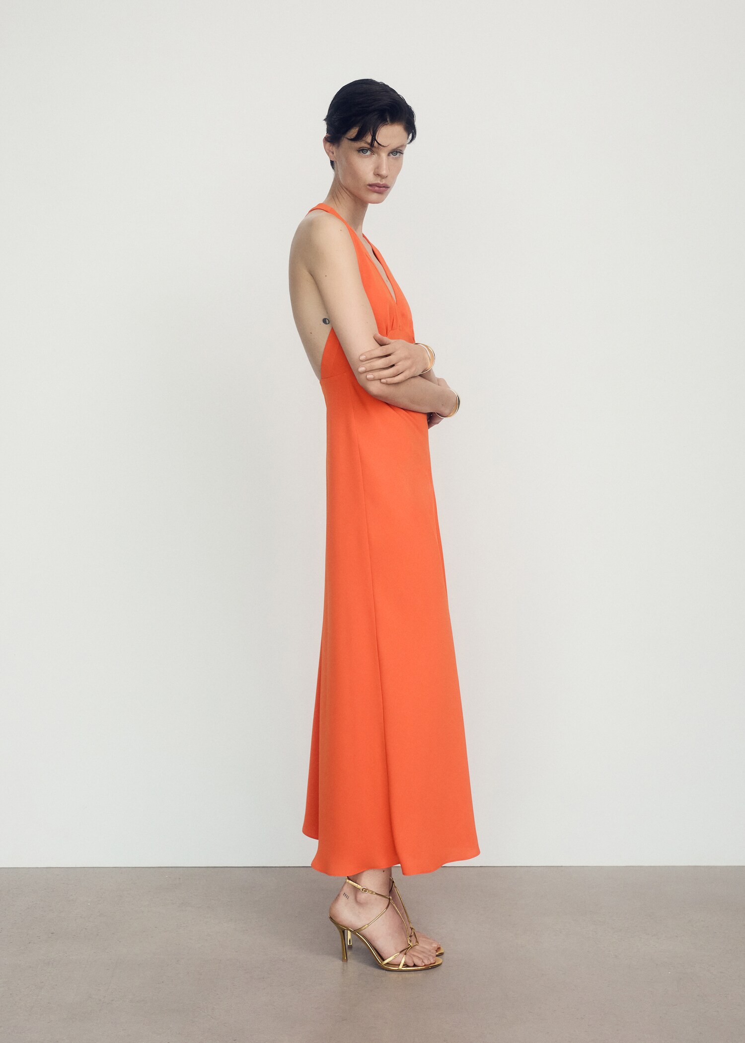 Wrap back dress - Details of the article 1