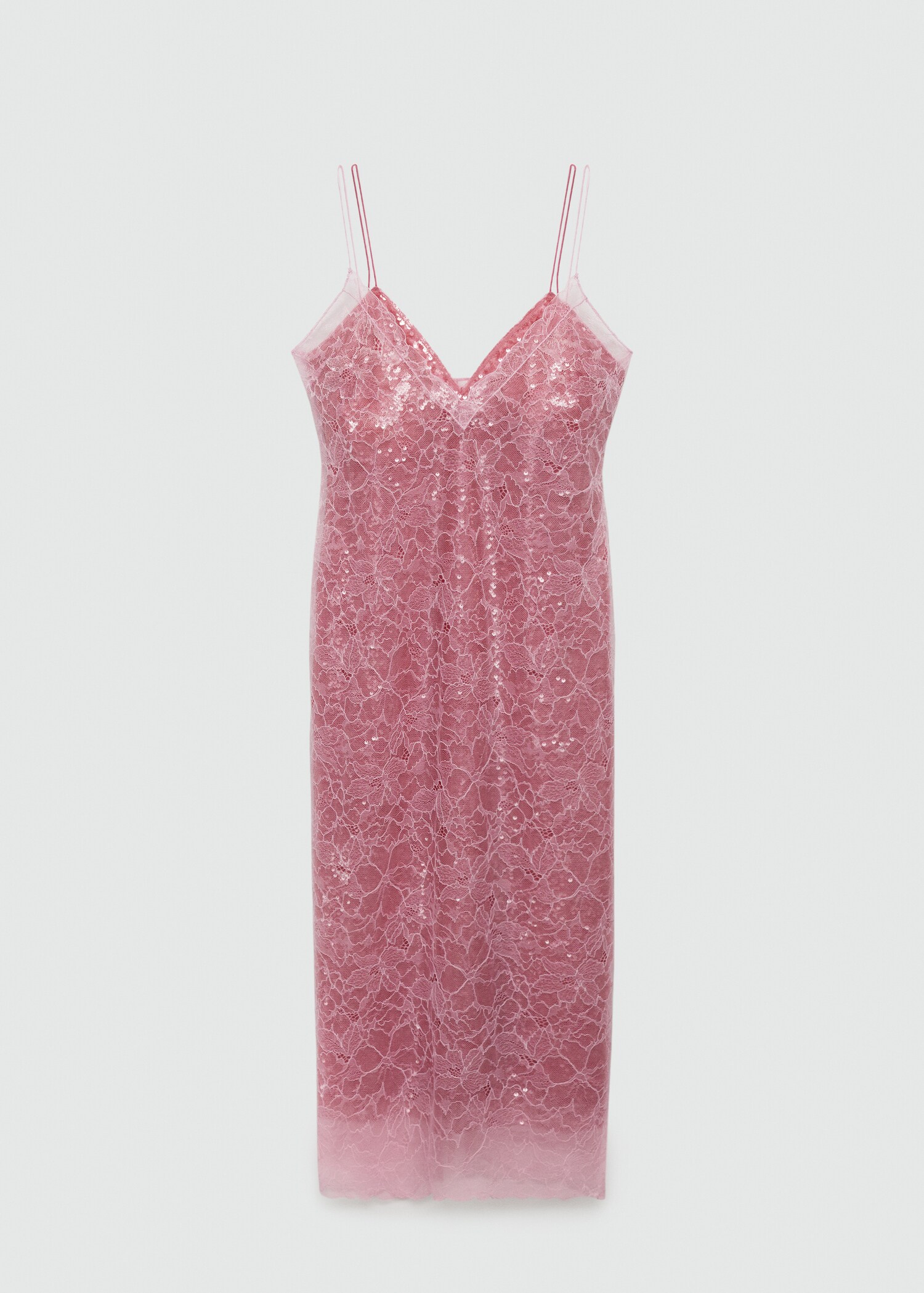 Sequin lace slip dress - Article without model