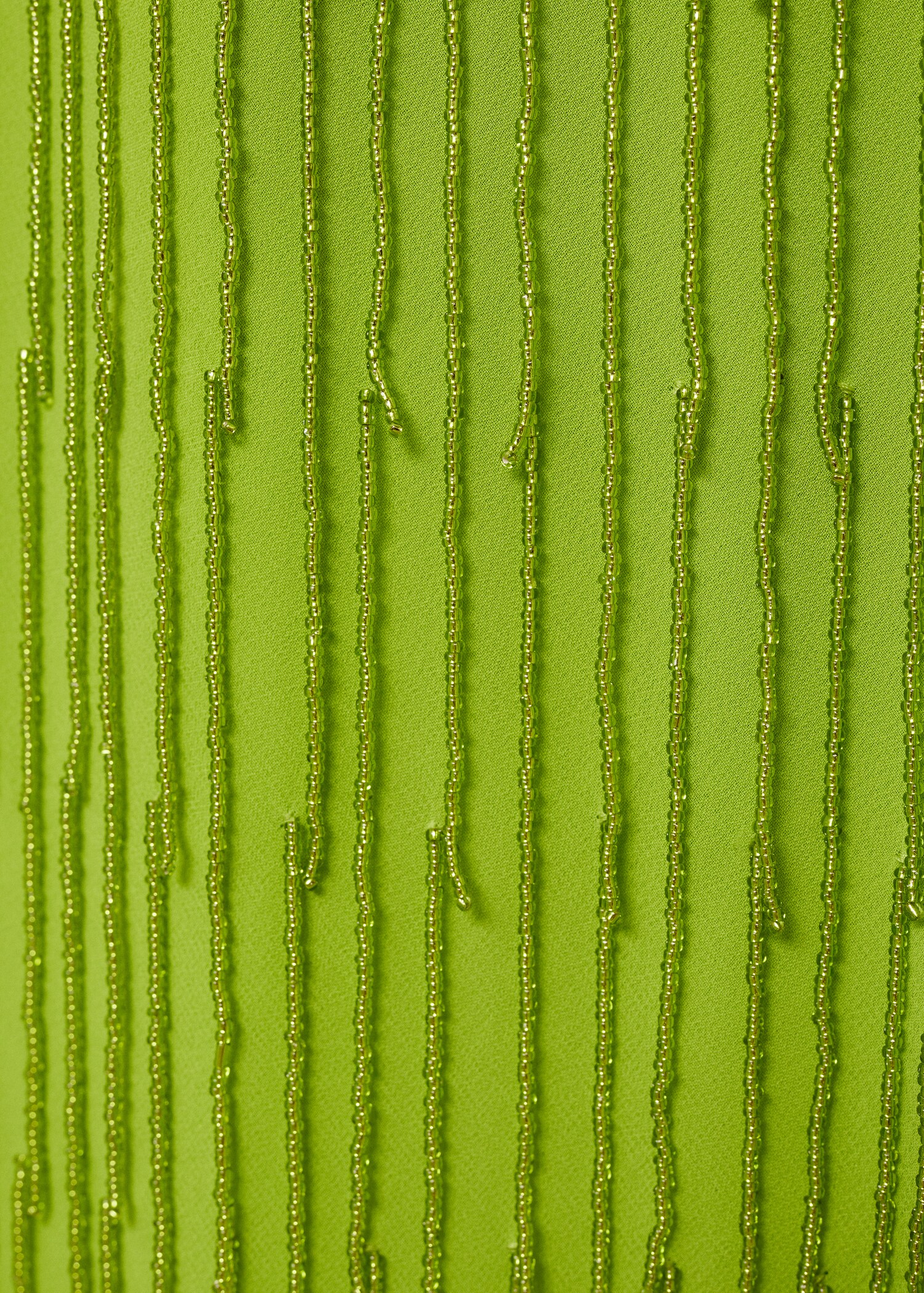 Halter dress with rhinestone fringes - Details of the article 8
