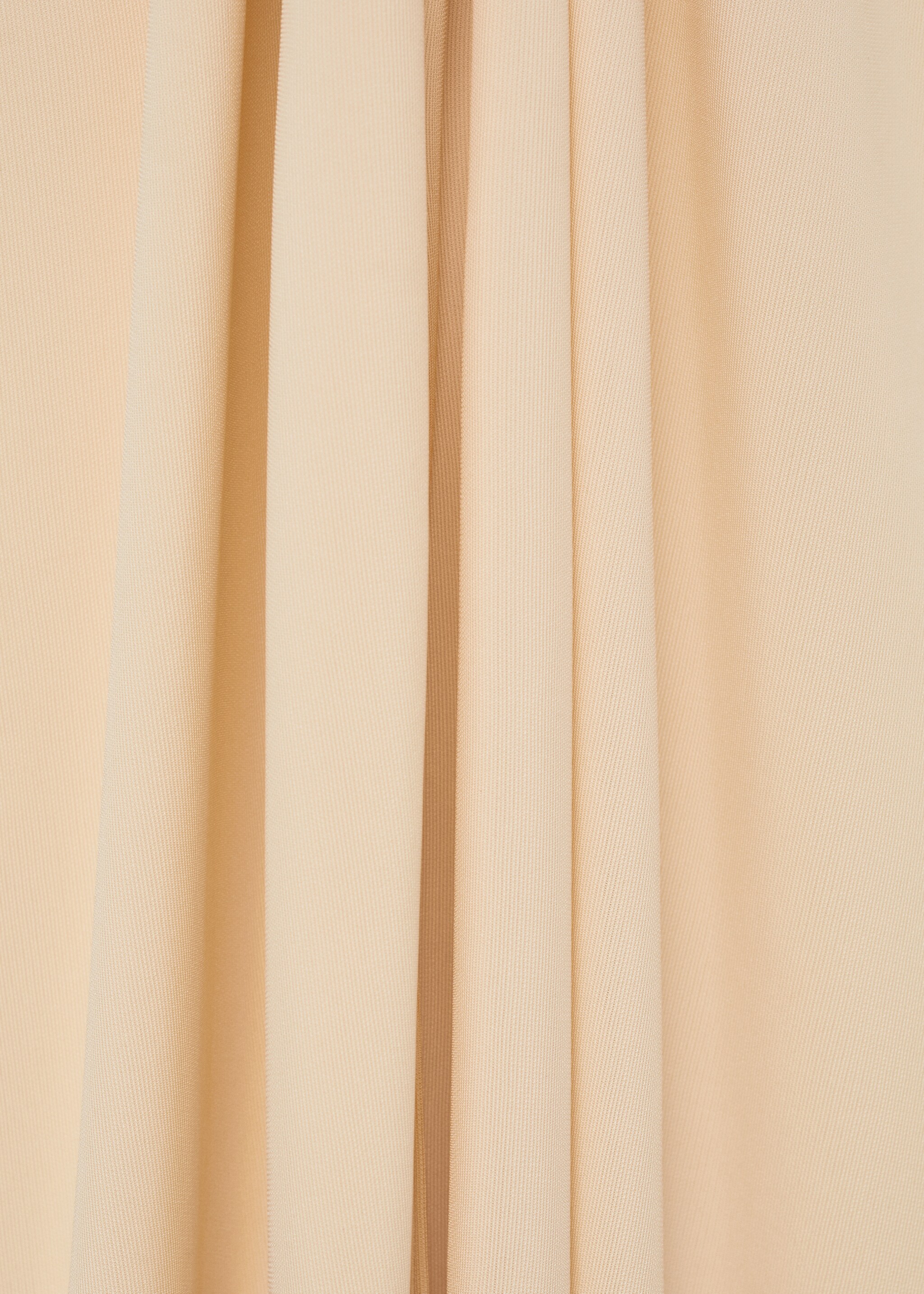 Hoop dress with gathered opening - Details of the article 0, Ecru. Ref: 67009248-00.