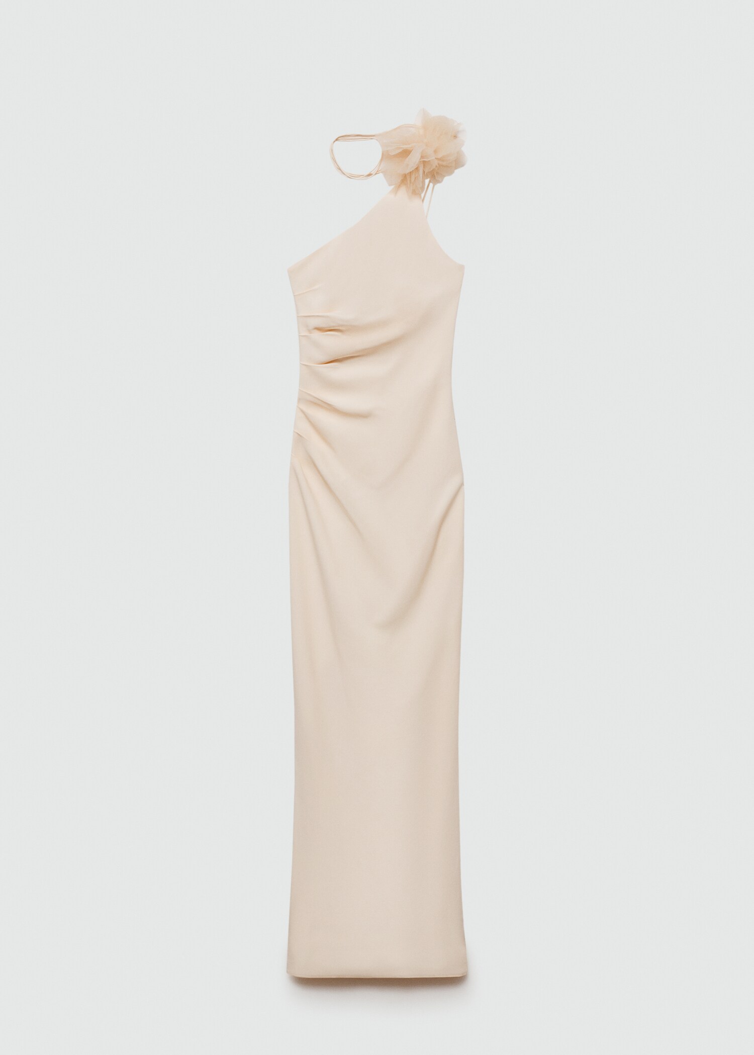 Asymmetrical dress with flower detail - Article without model