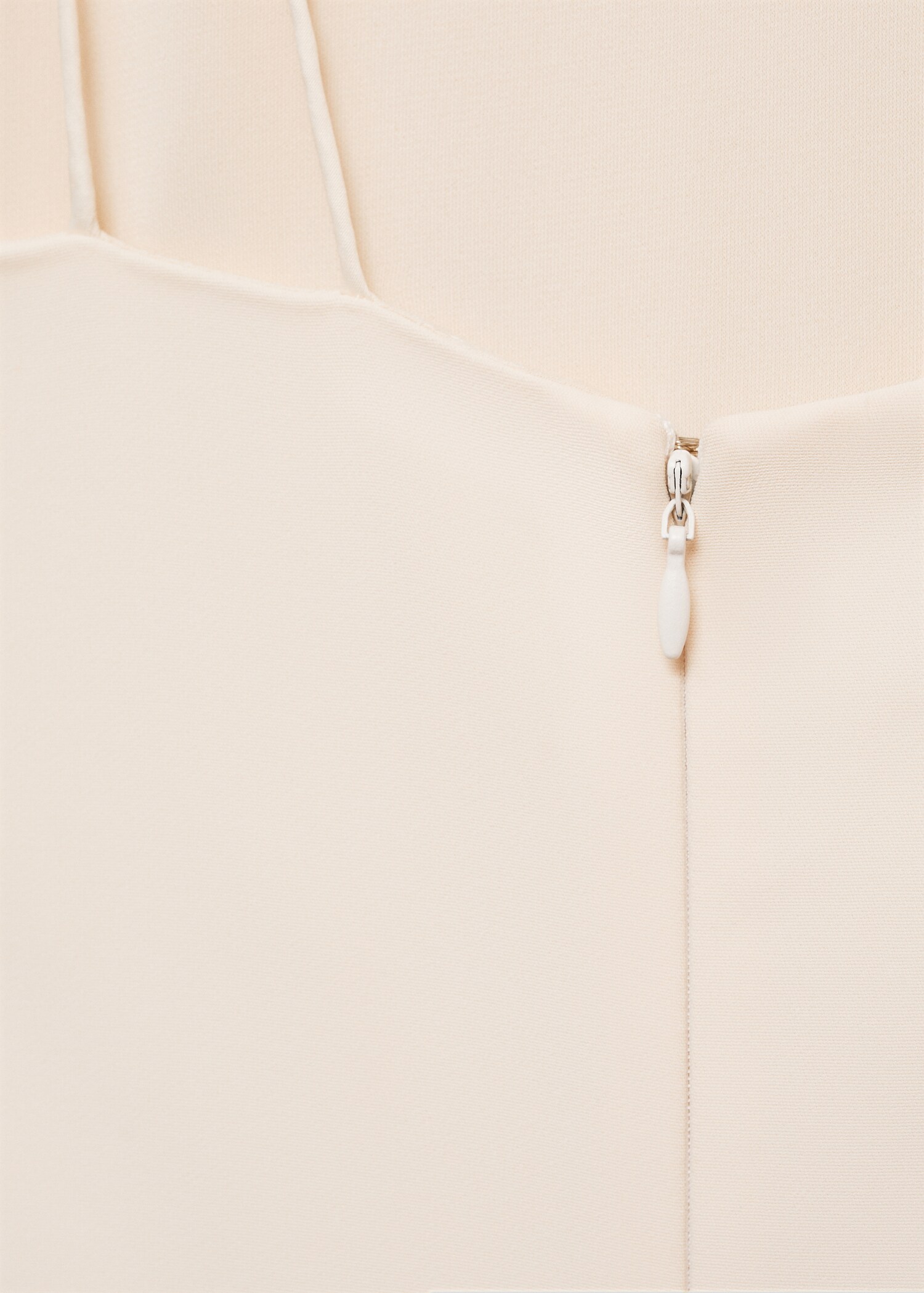 Asymmetrical dress with flower detail - Details of the article 0