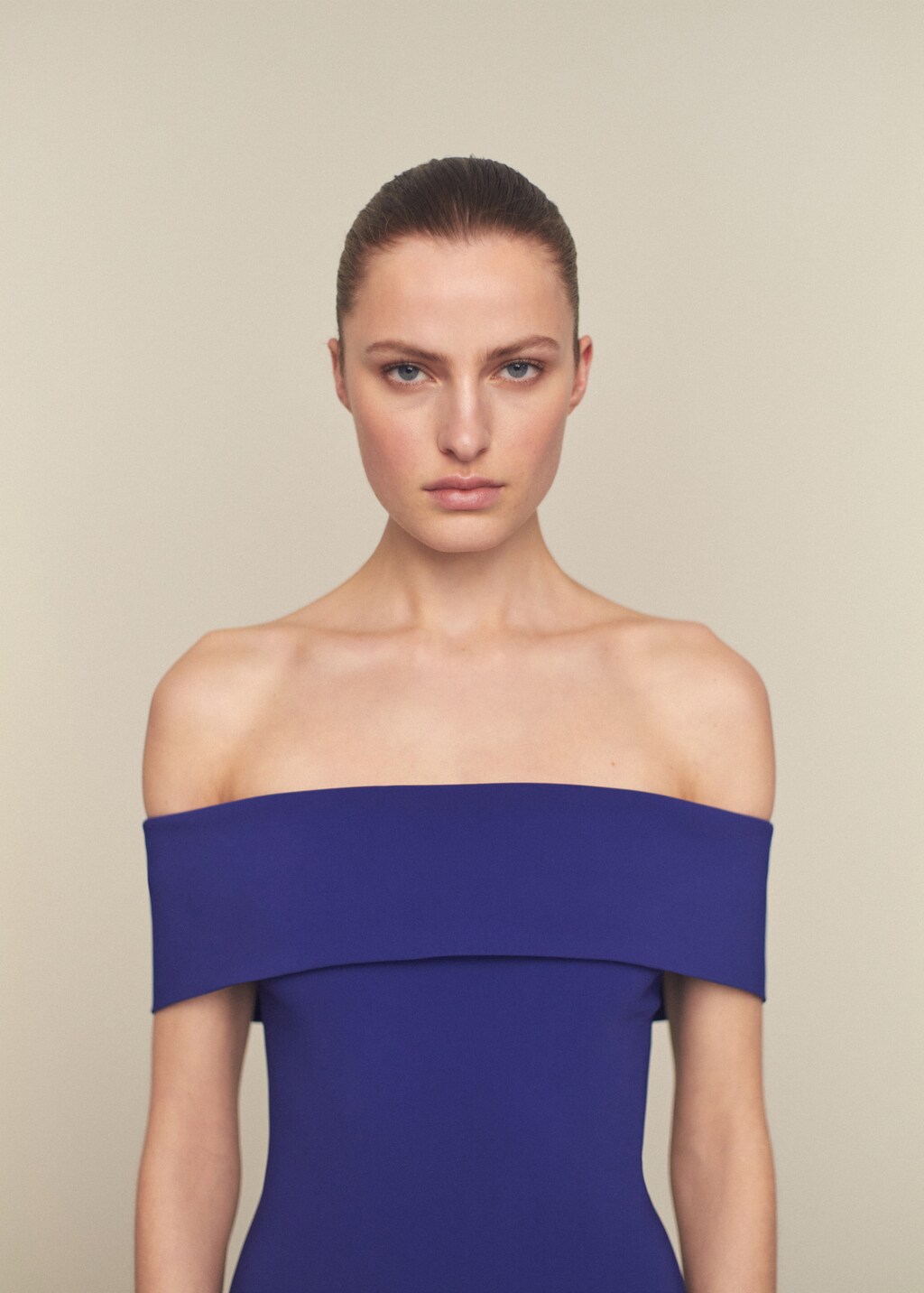 Robe epaule dénudée mango hotsell