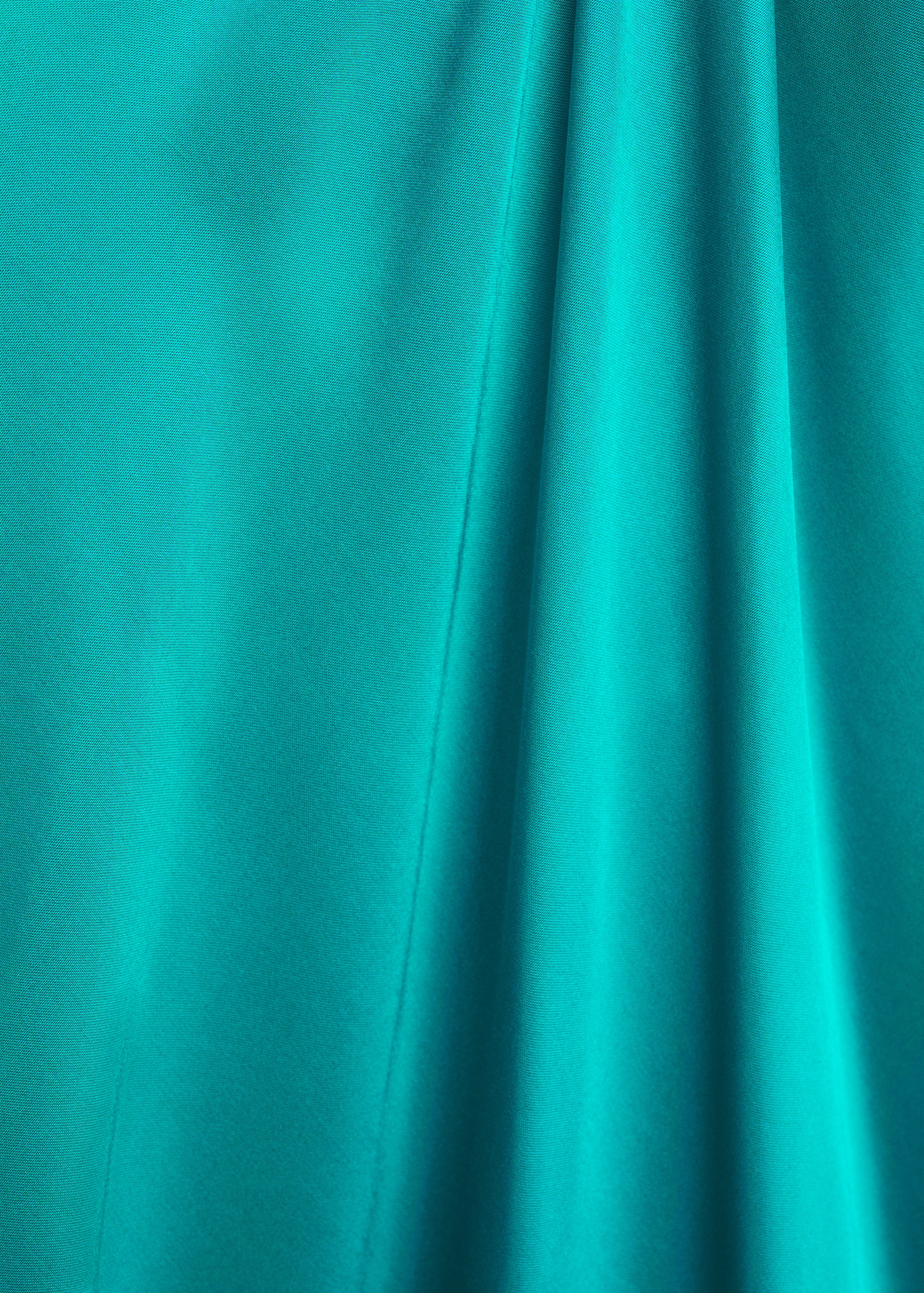 Strapless satin dress - Details of the article 8