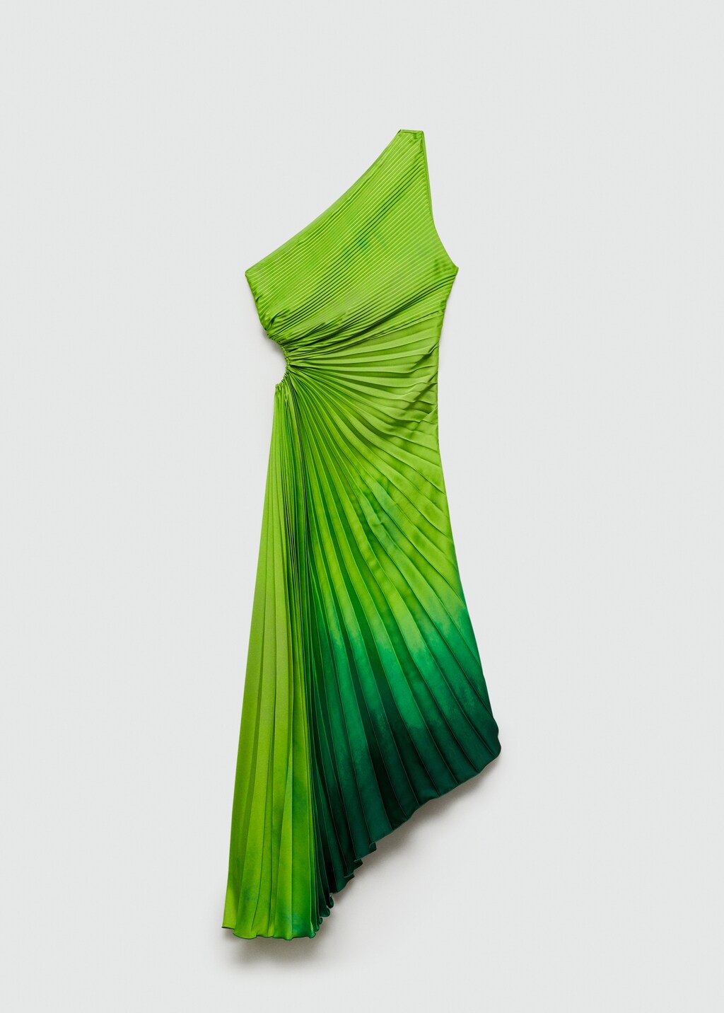 MANGO(マンゴ)☆Asymmetrical pleated dress☆SNS大人気 MANGO Asymmetrical Pleated Dress in Off White | endource