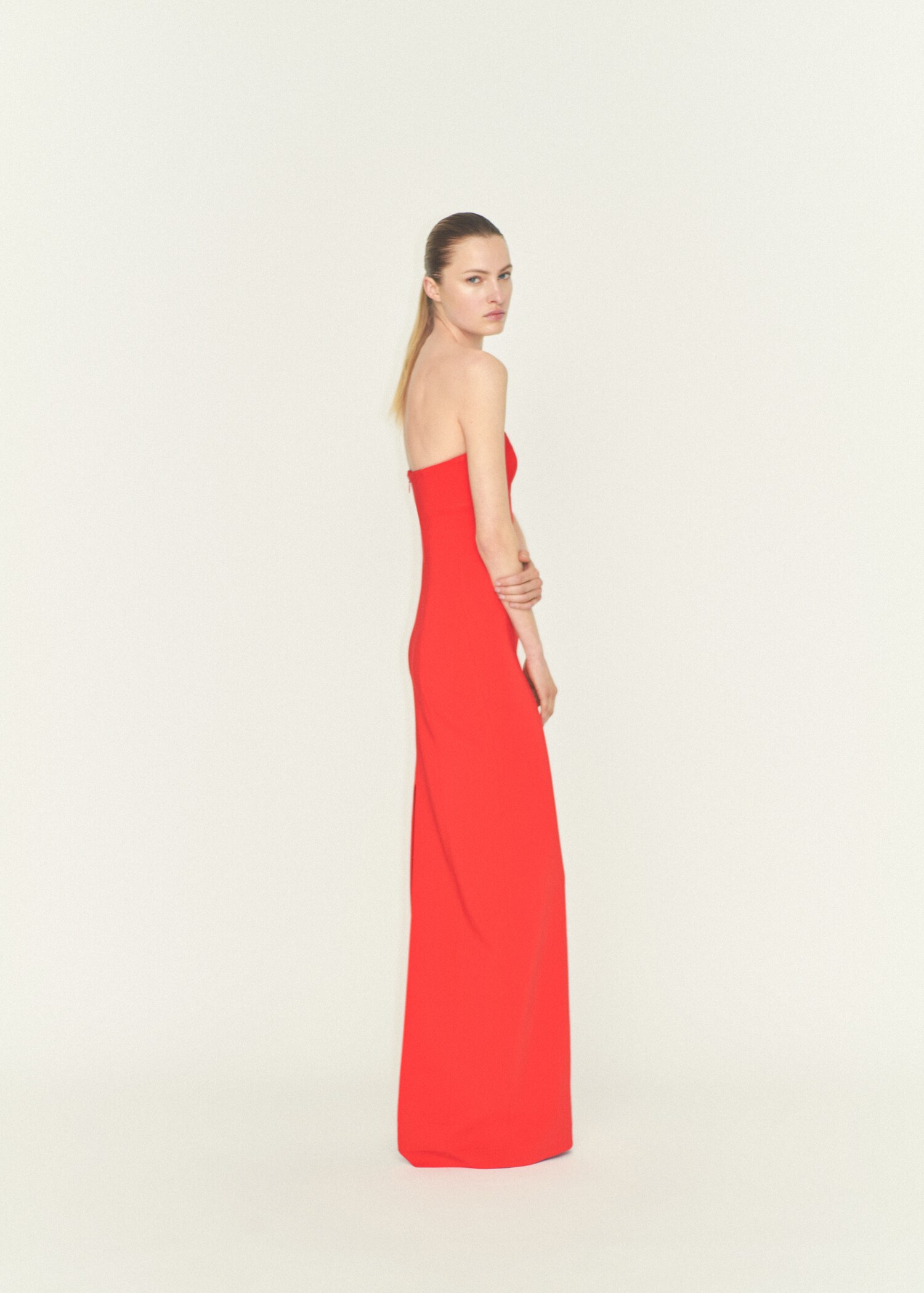 Strapless dress with sweetheart neckline - Details of the article 1