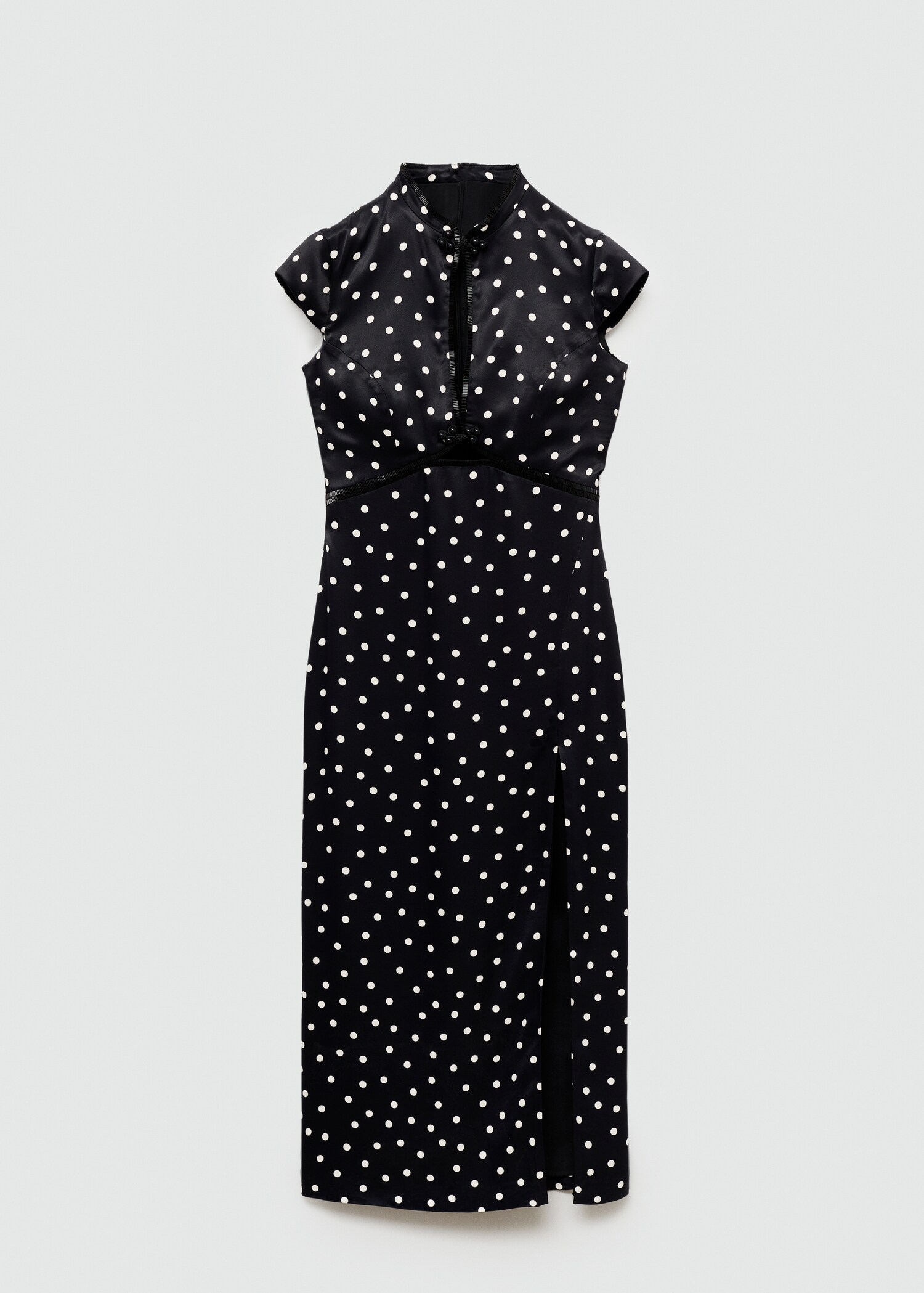 Robe pois détail ouvertures - Article sans modèle