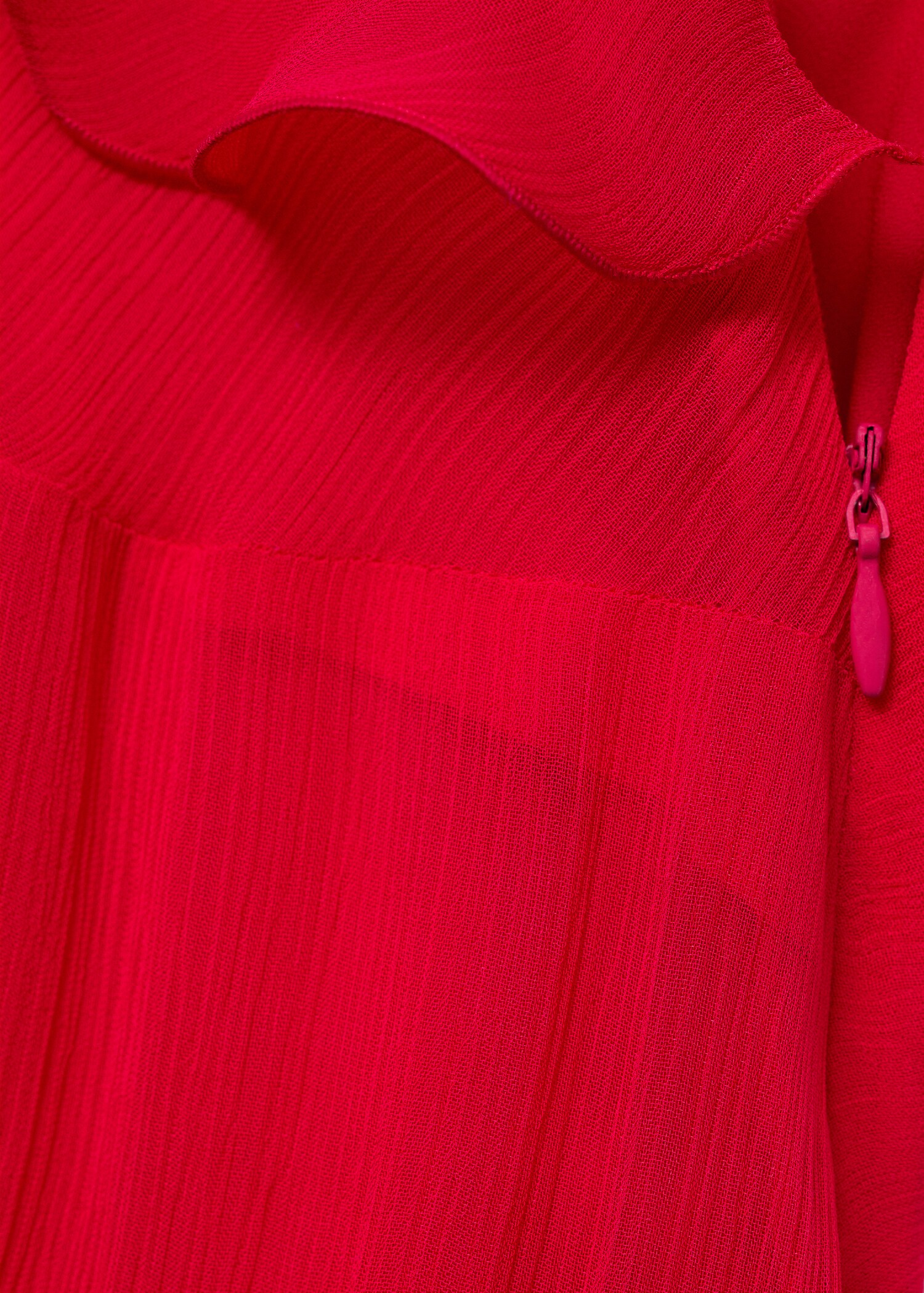 Asymmetric ruffled dress - Details of the article 0