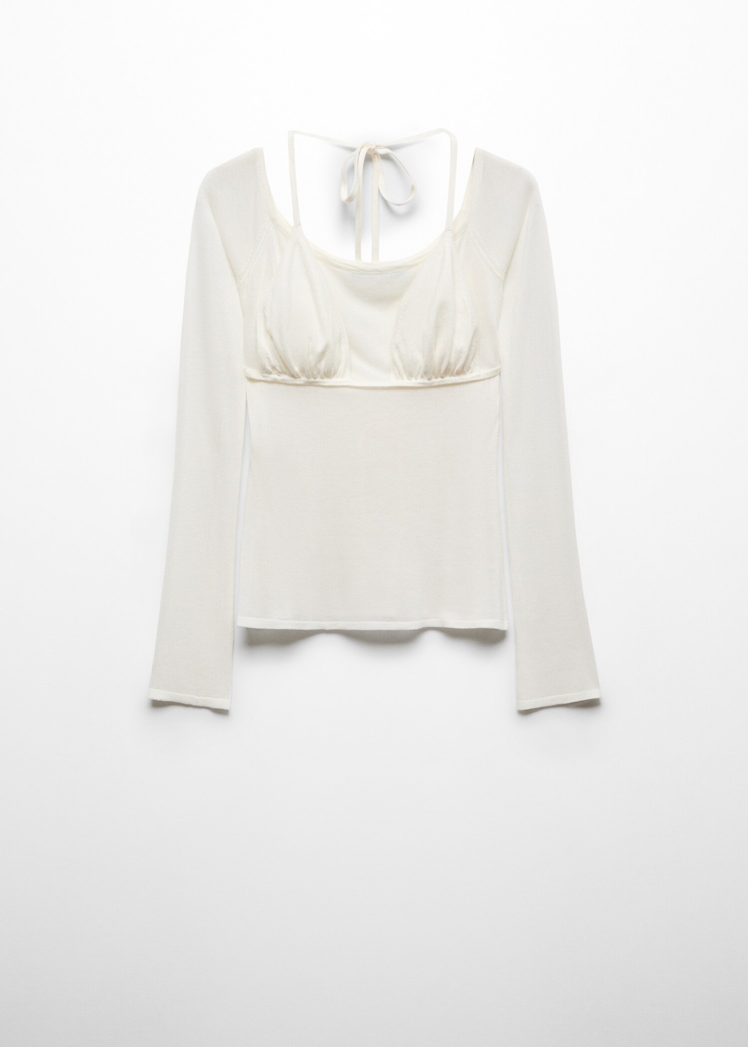 Semi-transparent combined top - Article without model