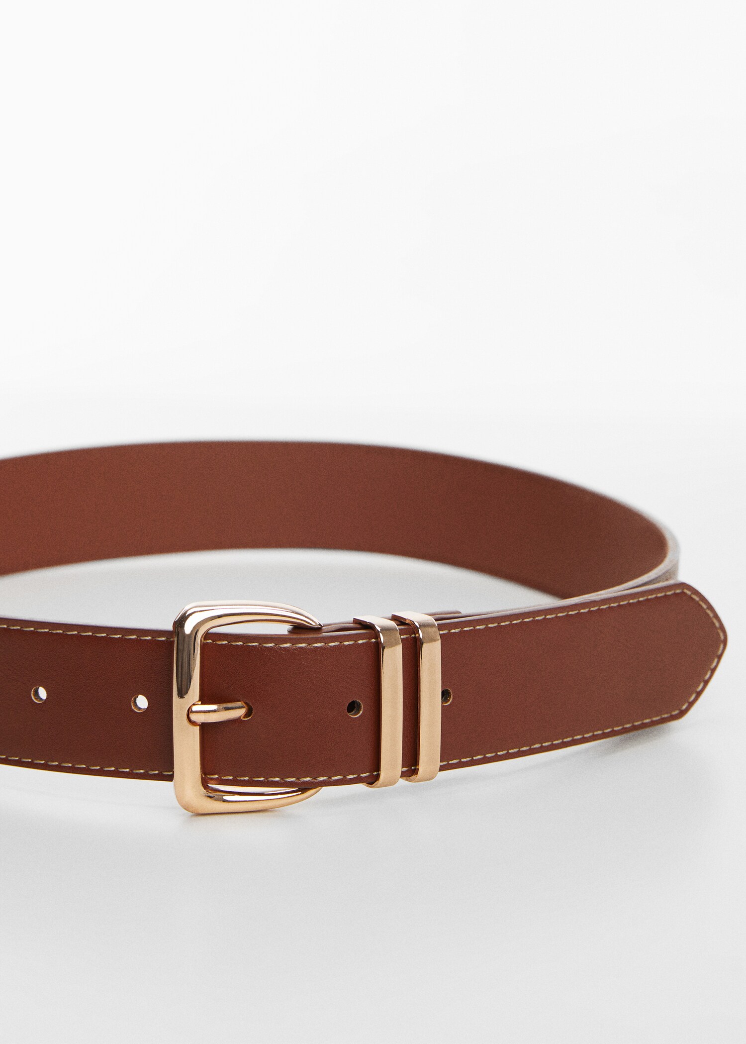 Square buckle belt - Medium plane