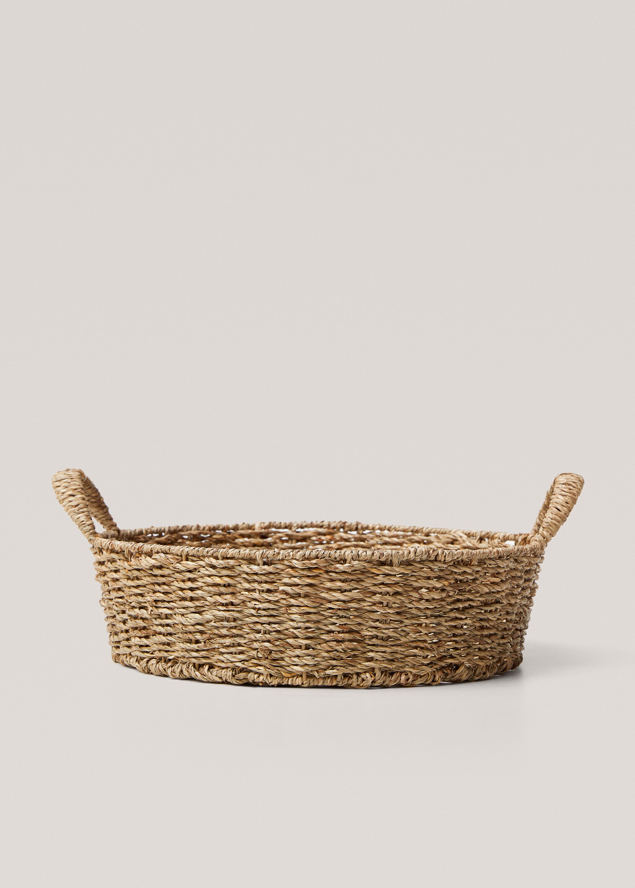 Big round basket with handle - Article without model