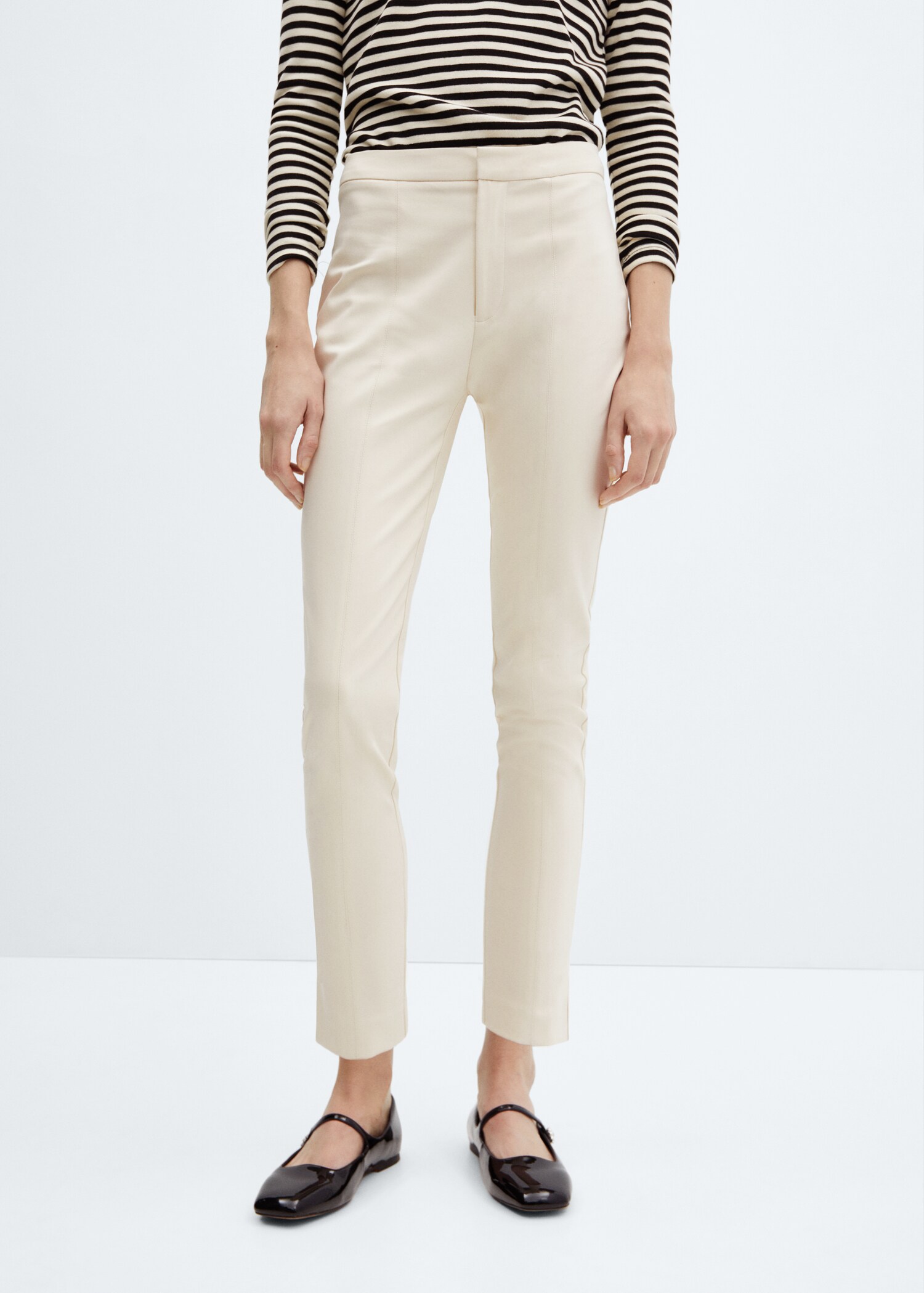 Crop skinny trousers - Medium plane