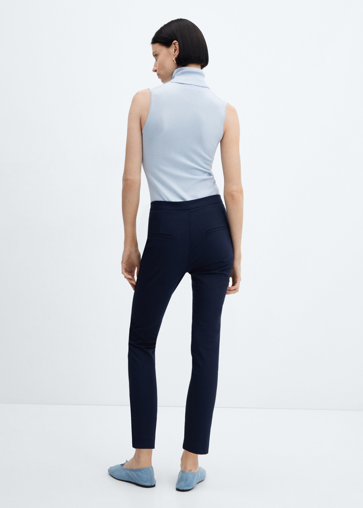 Pantalón skinny crop - Reverso del artículo
