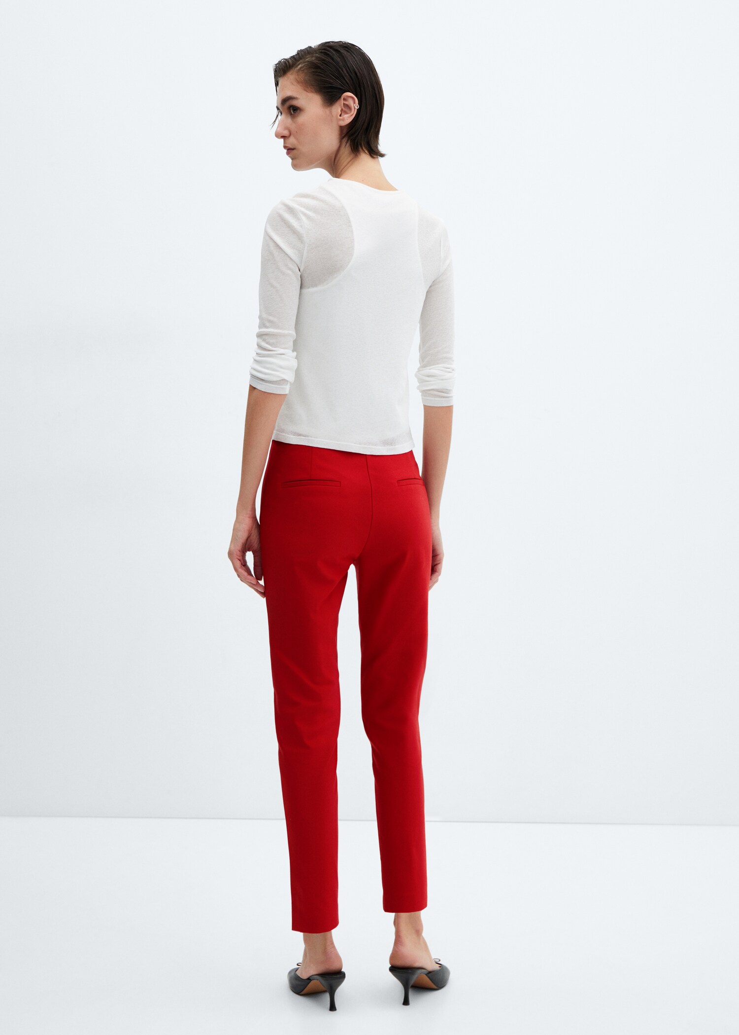 Pantalón skinny crop - Reverso del artículo