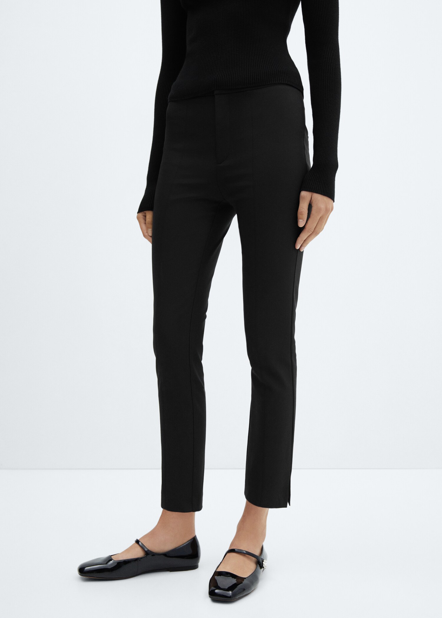 Pantalón skinny crop - Plano medio