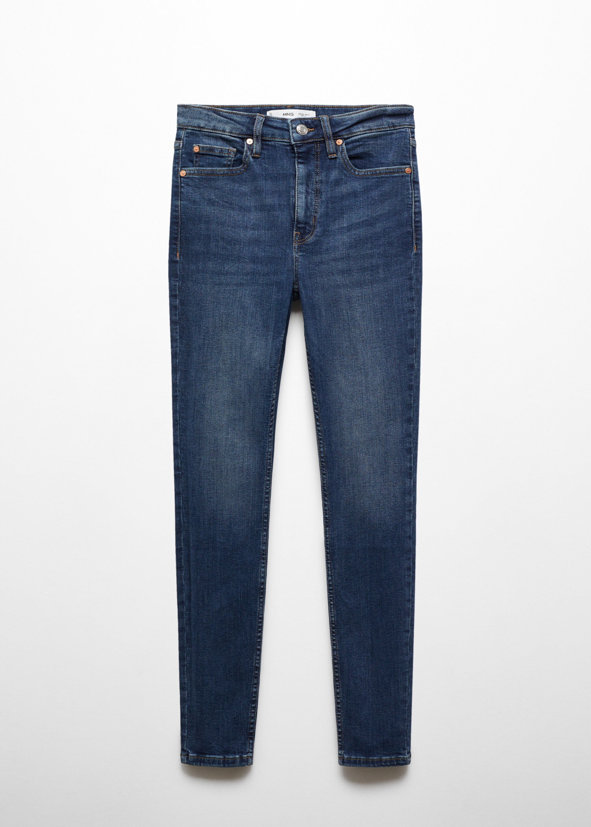 High-rise skinny jeans - Article without model, Dark Blue. Ref: 67010290-00.