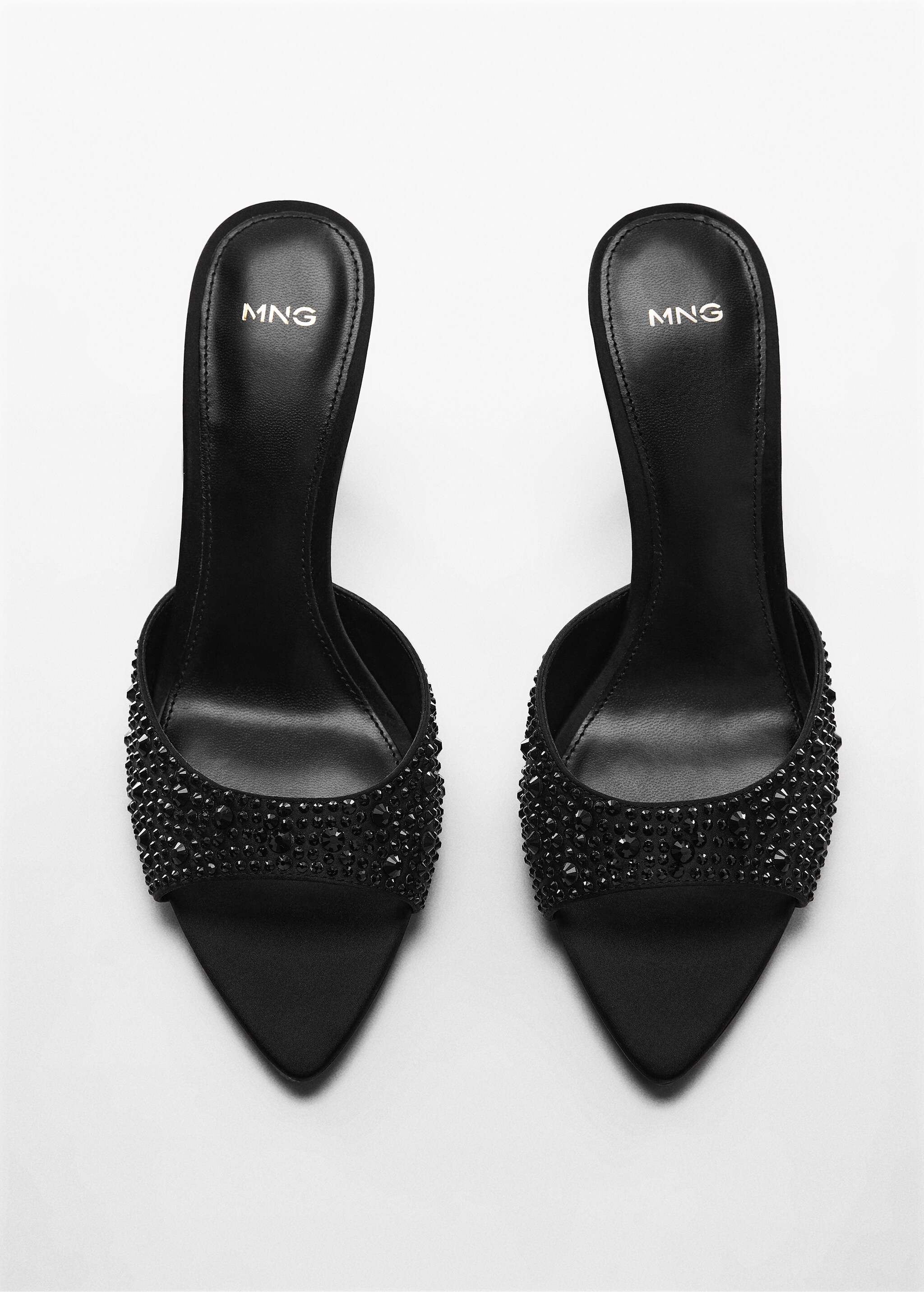 Heeled sandals with rhinestone detail - Details of the article 5
