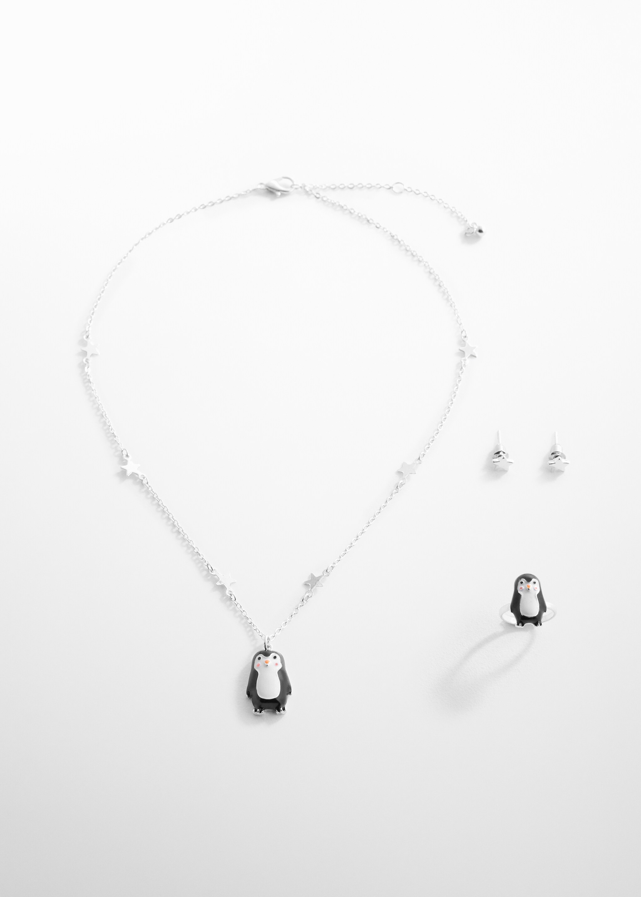 Комплект ожерелье, кольцо и серьги - Изделие без модели