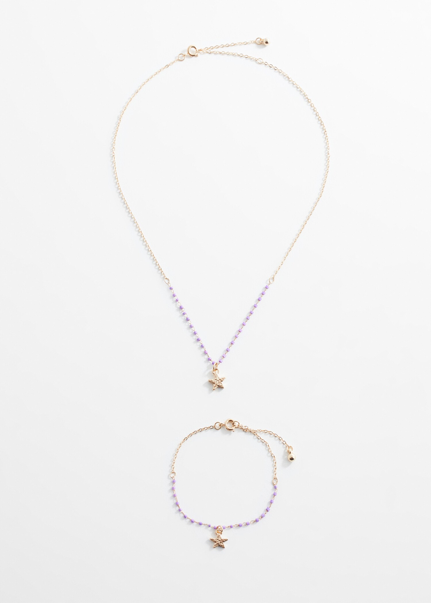 Set van ketting en armband - Middenvlak