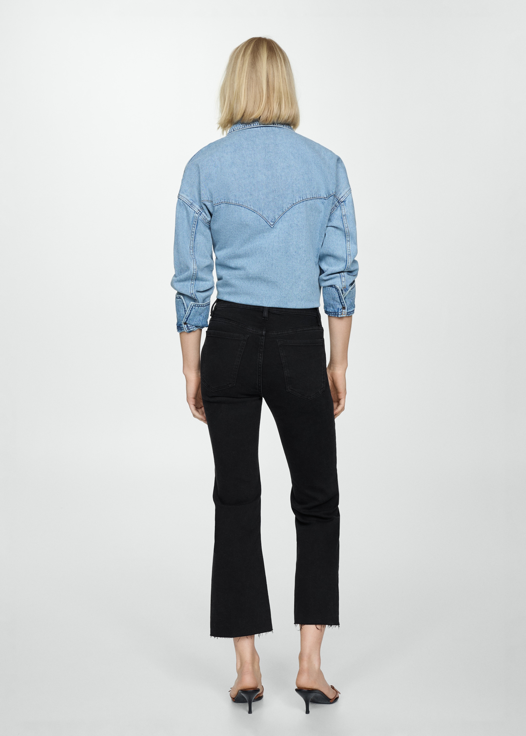Jeans Sienna flare crop - Reverse of the article