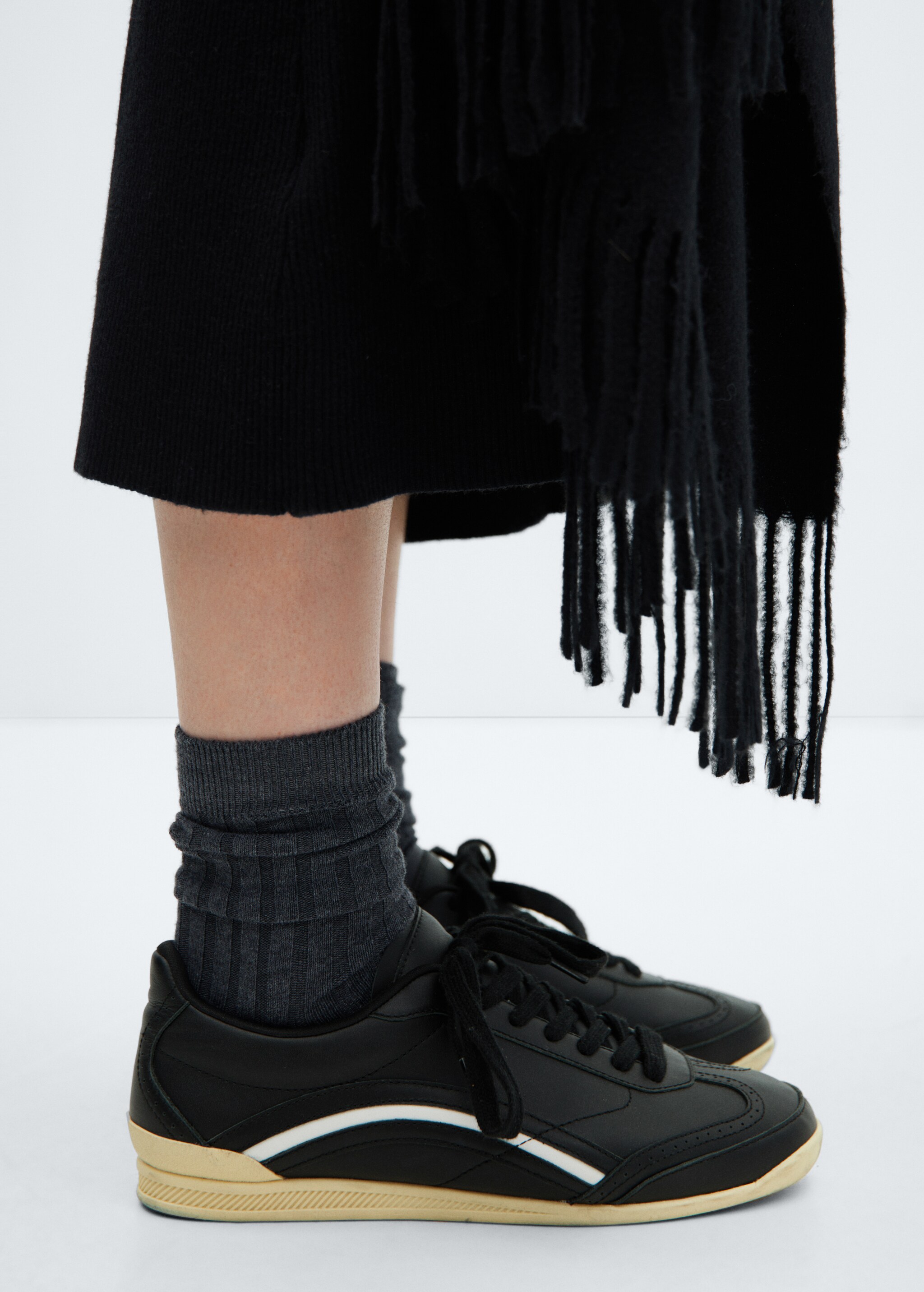 Lace-up leather sneakers - Details of the article 9