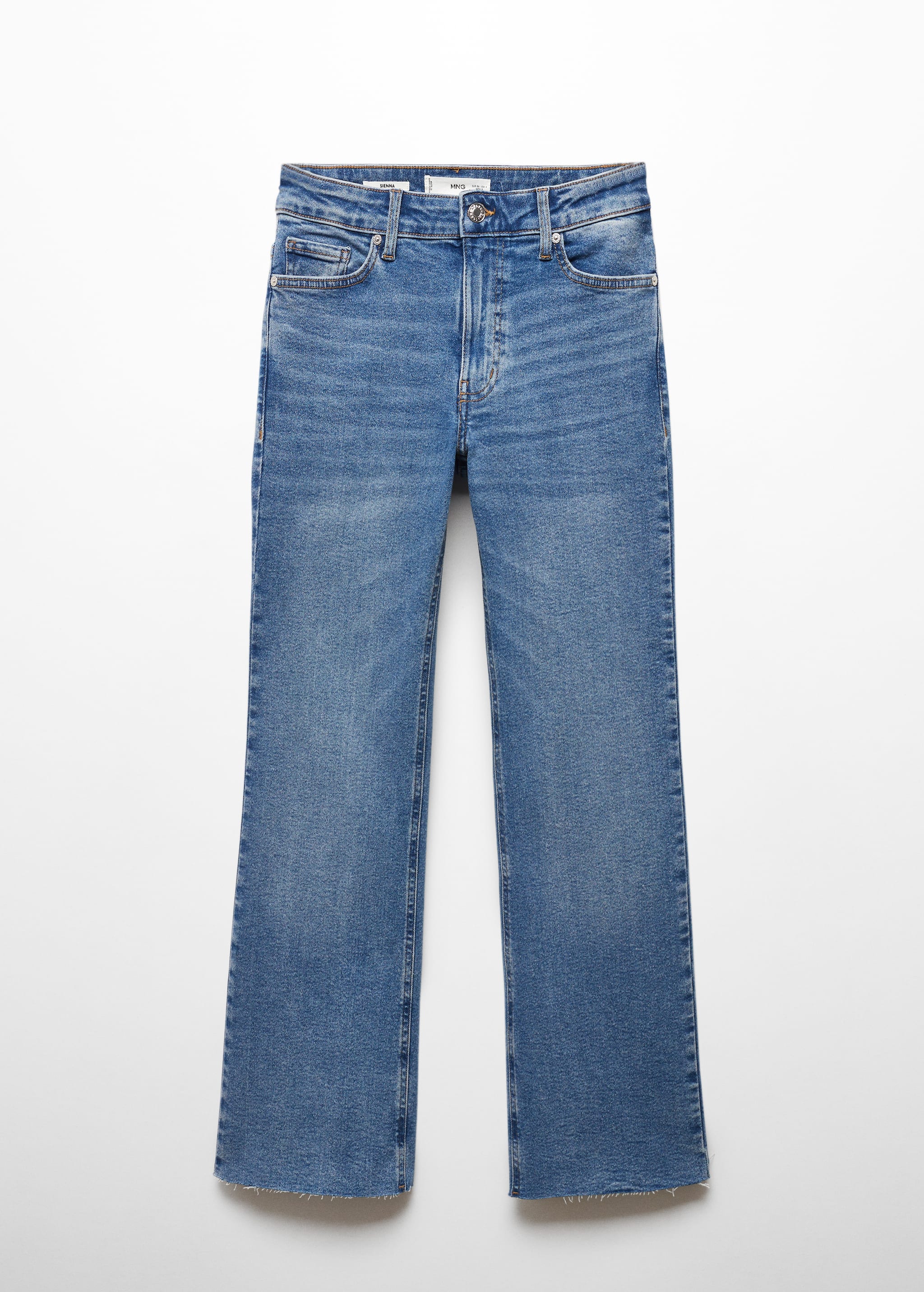 Укороченные джинсы flare - Изделие без модели