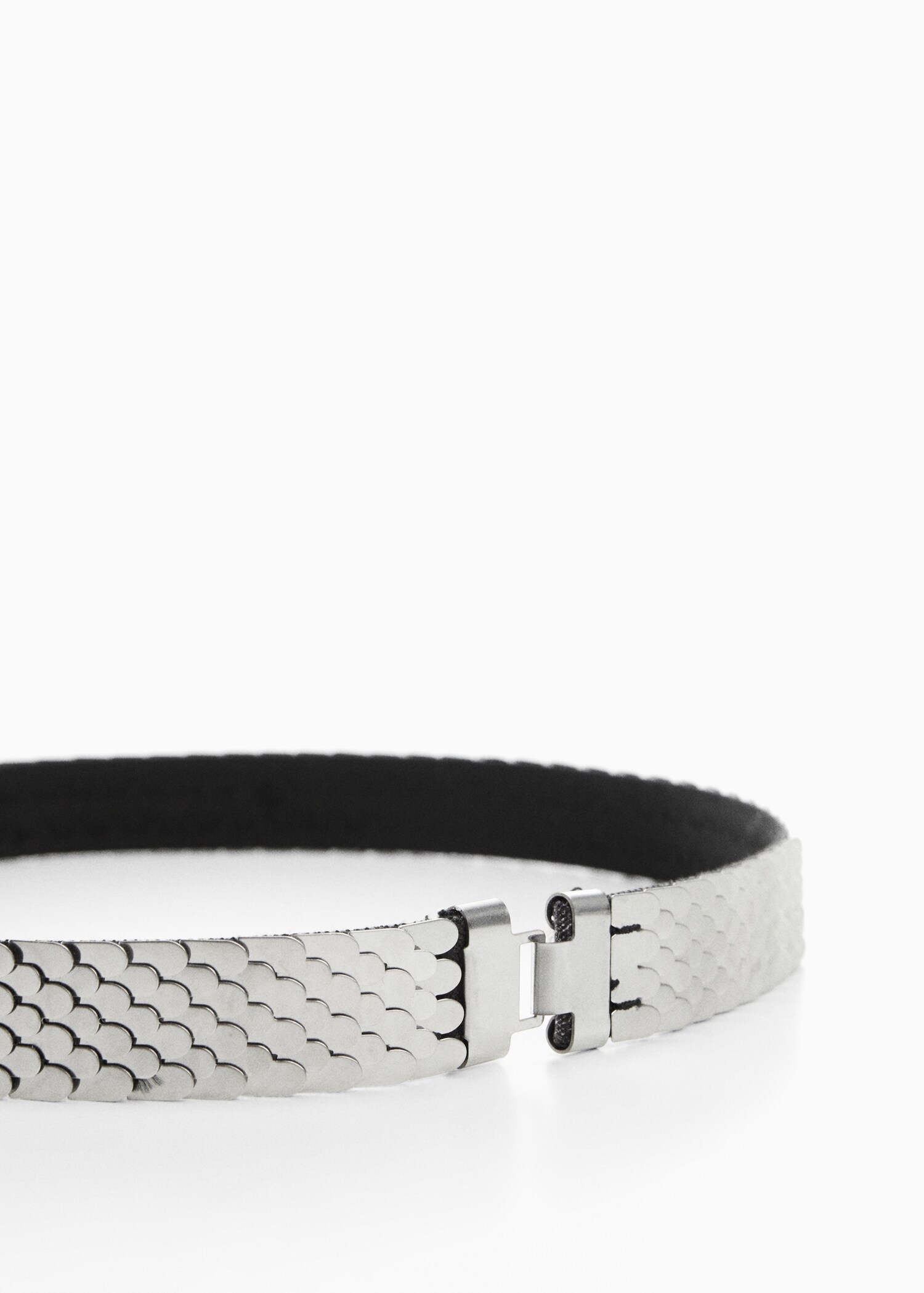Metal appliqué belt - Medium plane